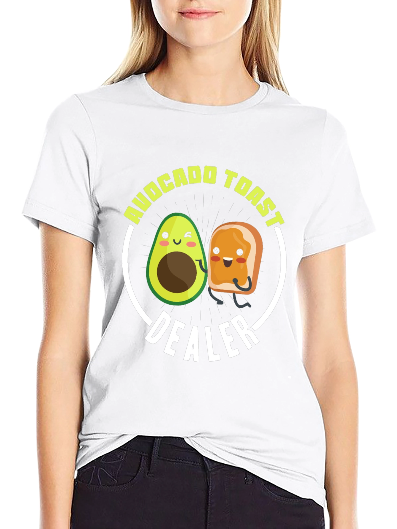 Avocado Toast Dealer Funny Graphic T-Shirt