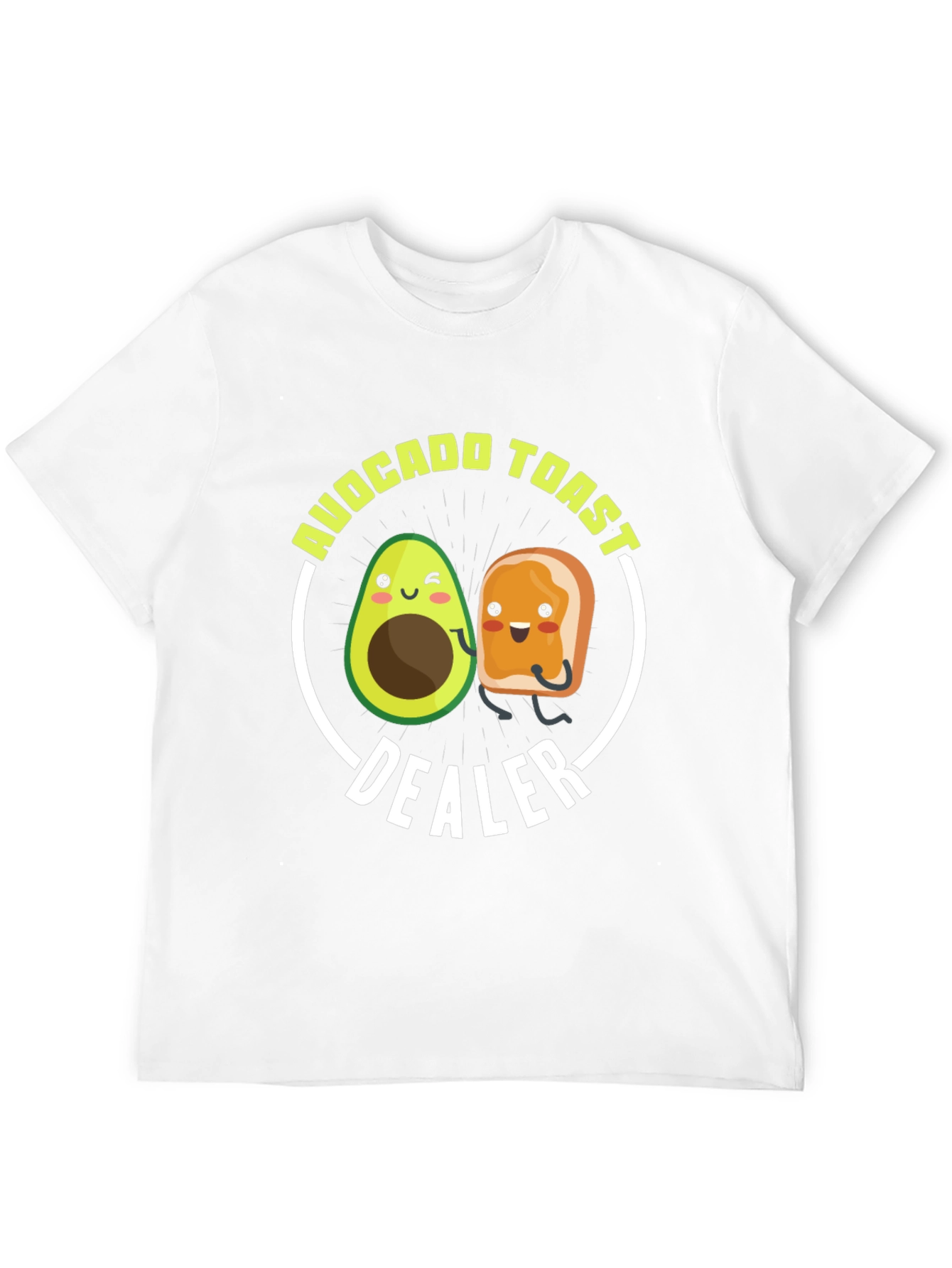 Avocado Toast Dealer Funny Graphic T-Shirt