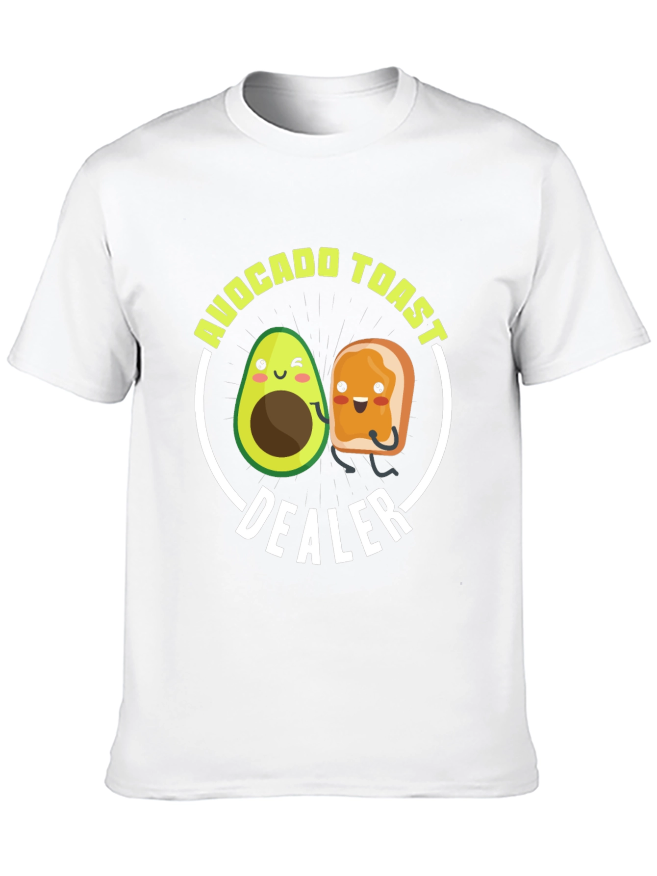 Avocado Toast Dealer Funny Graphic T-Shirt