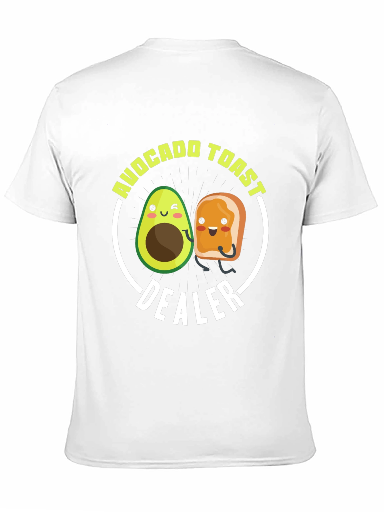 Avocado Toast Dealer Funny Graphic T-Shirt
