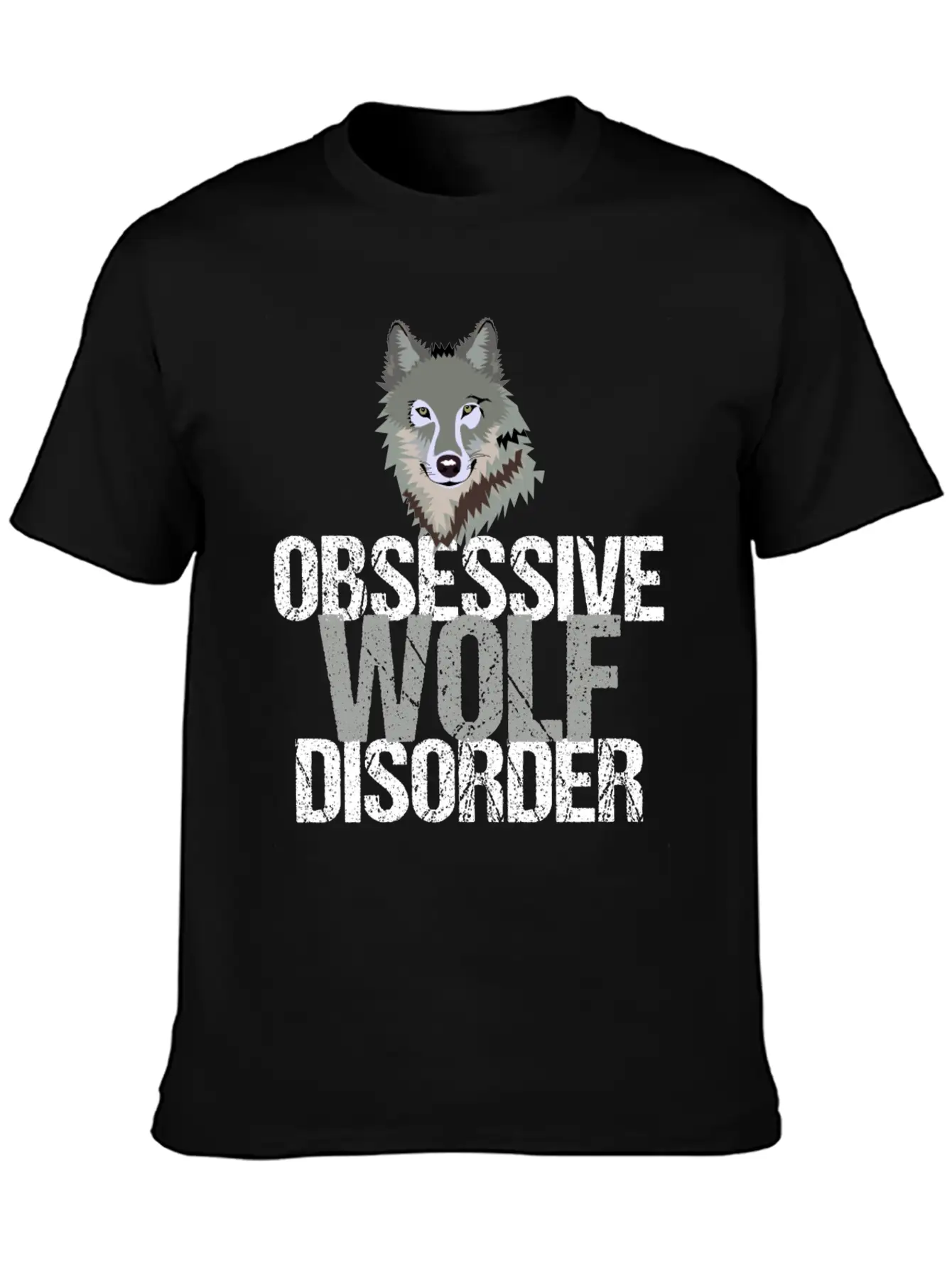 Awesome Grey Wolf Unisex Casual T-Shirt – Clean Design For Daily Comfort