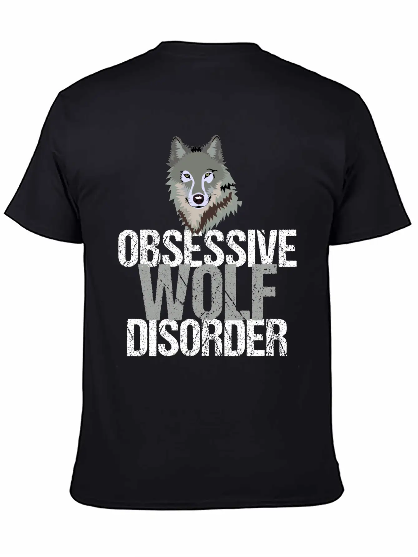 Awesome Grey Wolf Unisex Casual T-Shirt – Clean Design For Daily Comfort