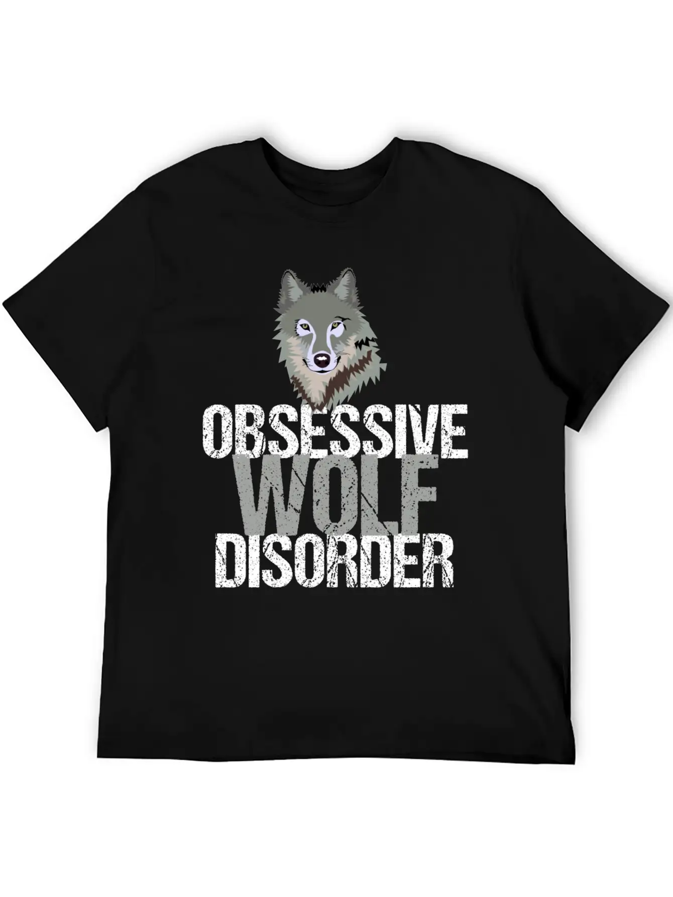 Awesome Grey Wolf Unisex Casual T-Shirt – Clean Design For Daily Comfort