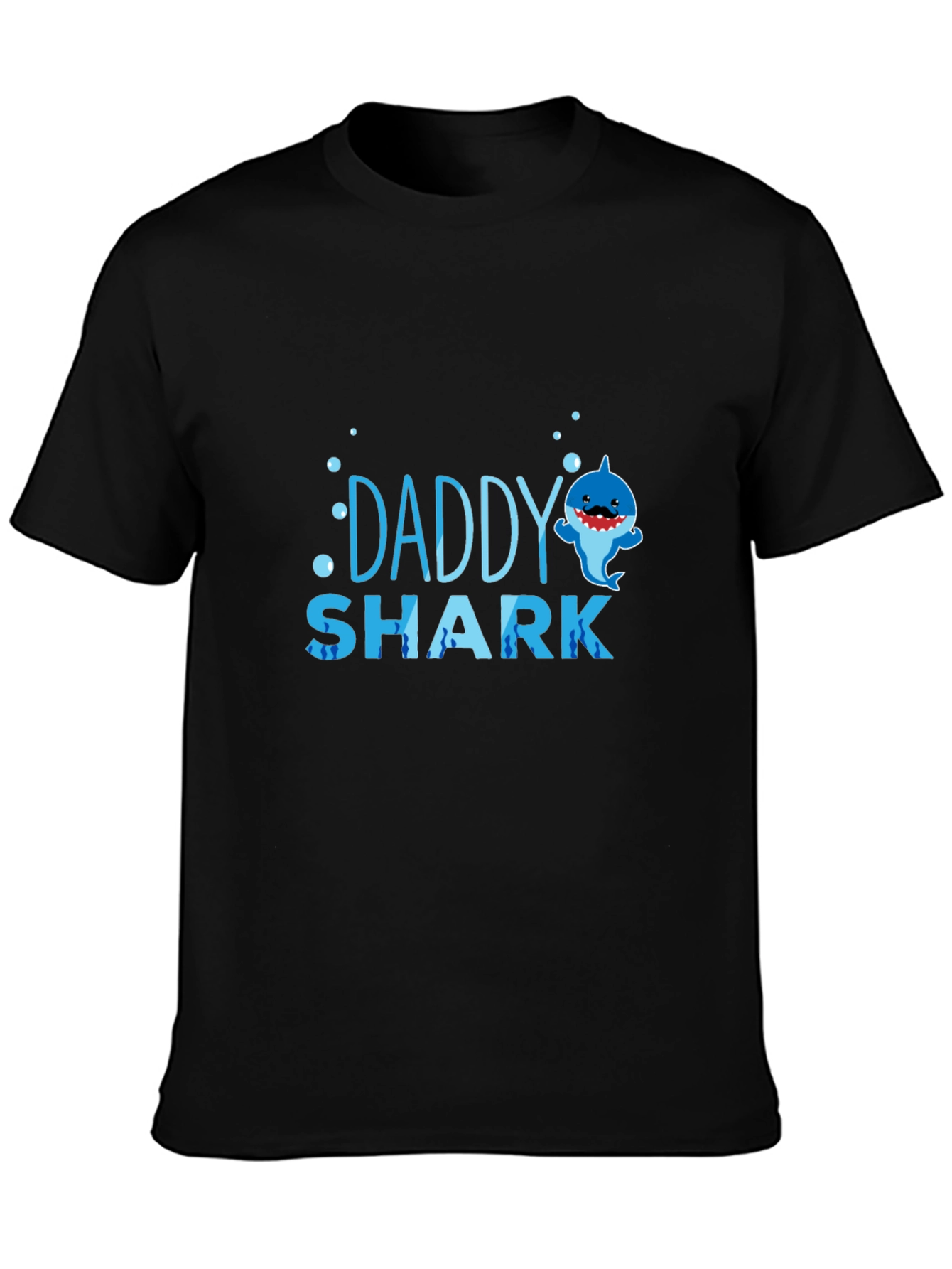 Daddy Shark Graphic Tee - Black