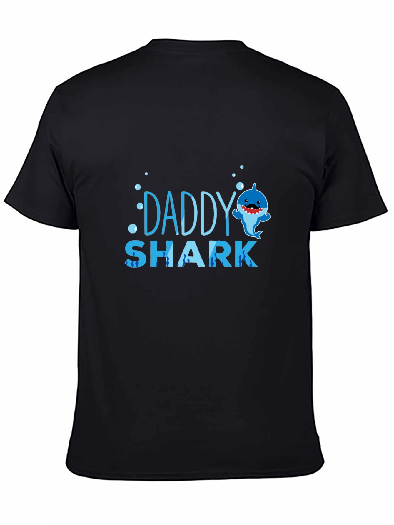 Daddy Shark Graphic Tee - Black