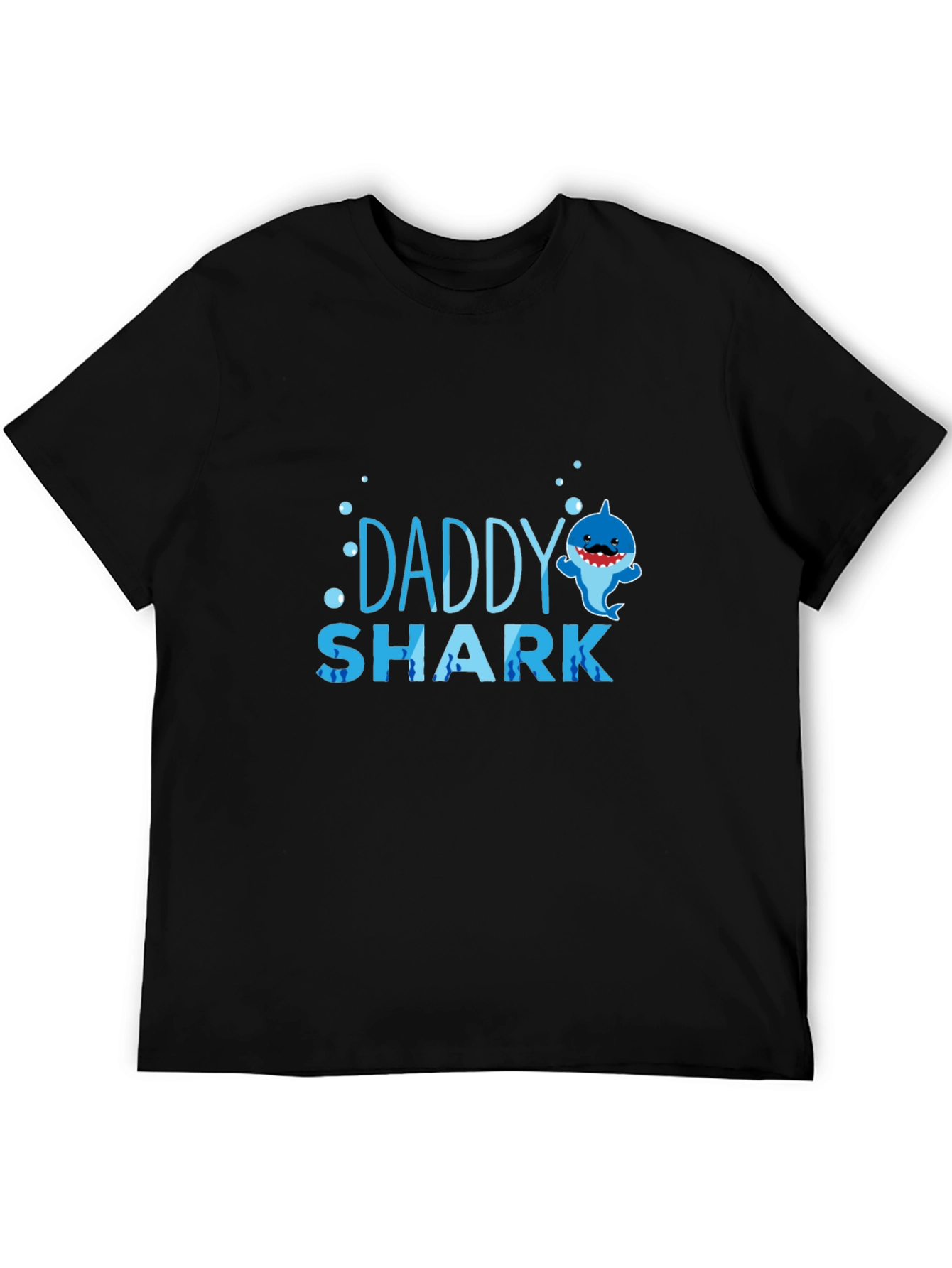 Daddy Shark Graphic Tee - Black