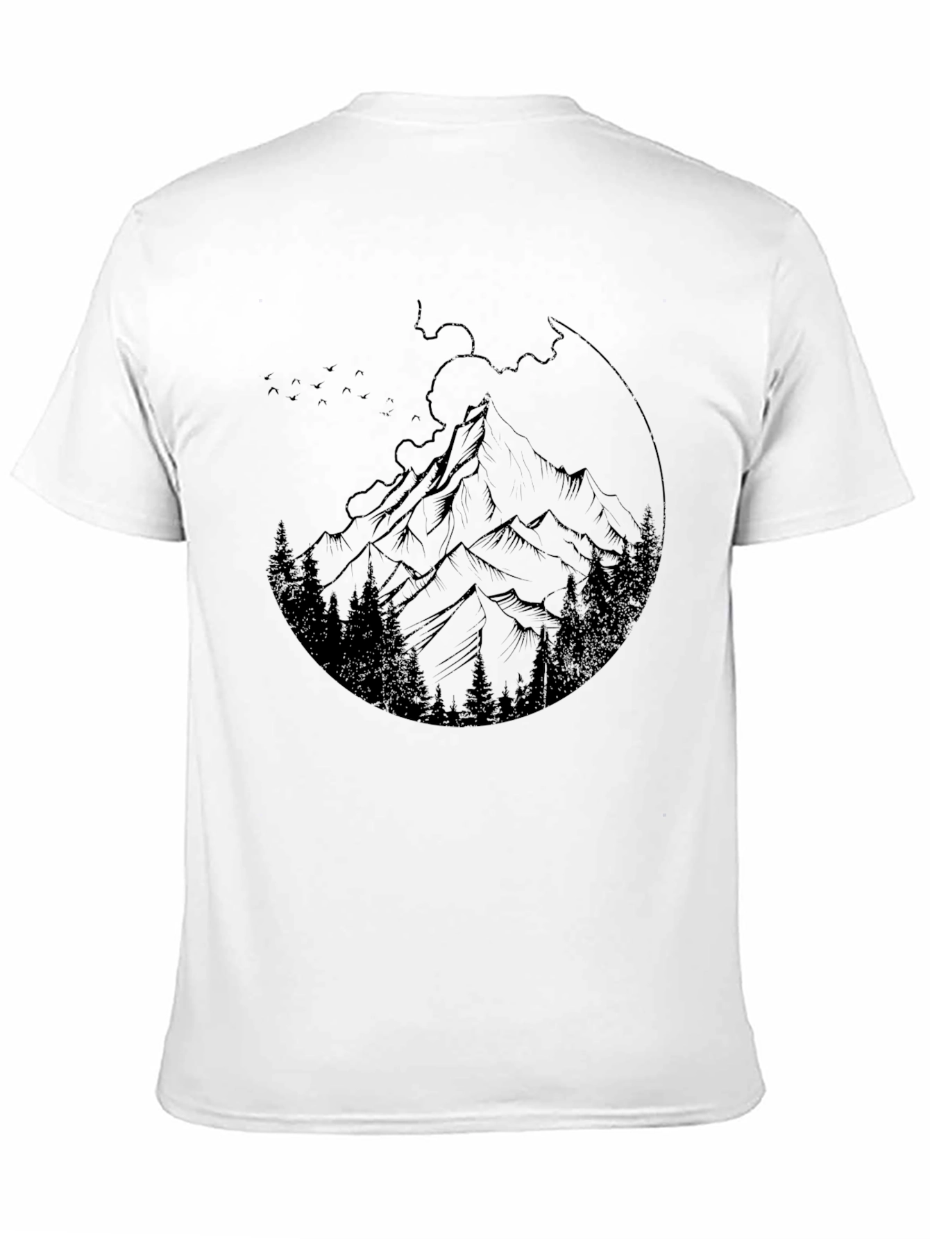 Mountain Graphic Black T-Shirt