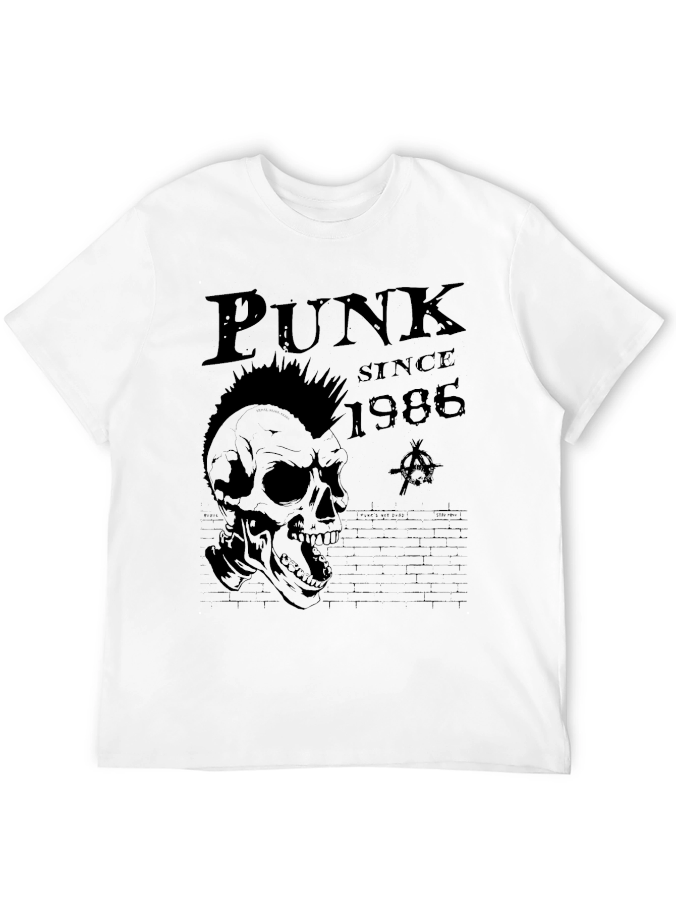 Punk Since 1986 Skull Graphic T-Shirt