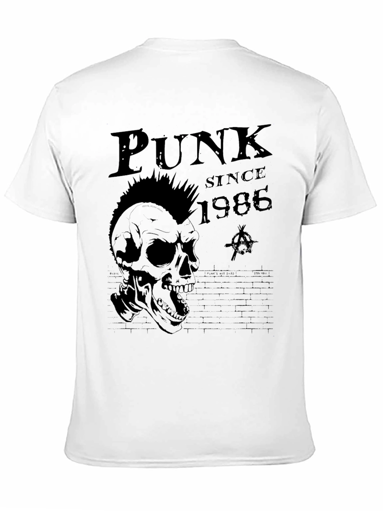 Punk Since 1986 Skull Graphic T-Shirt