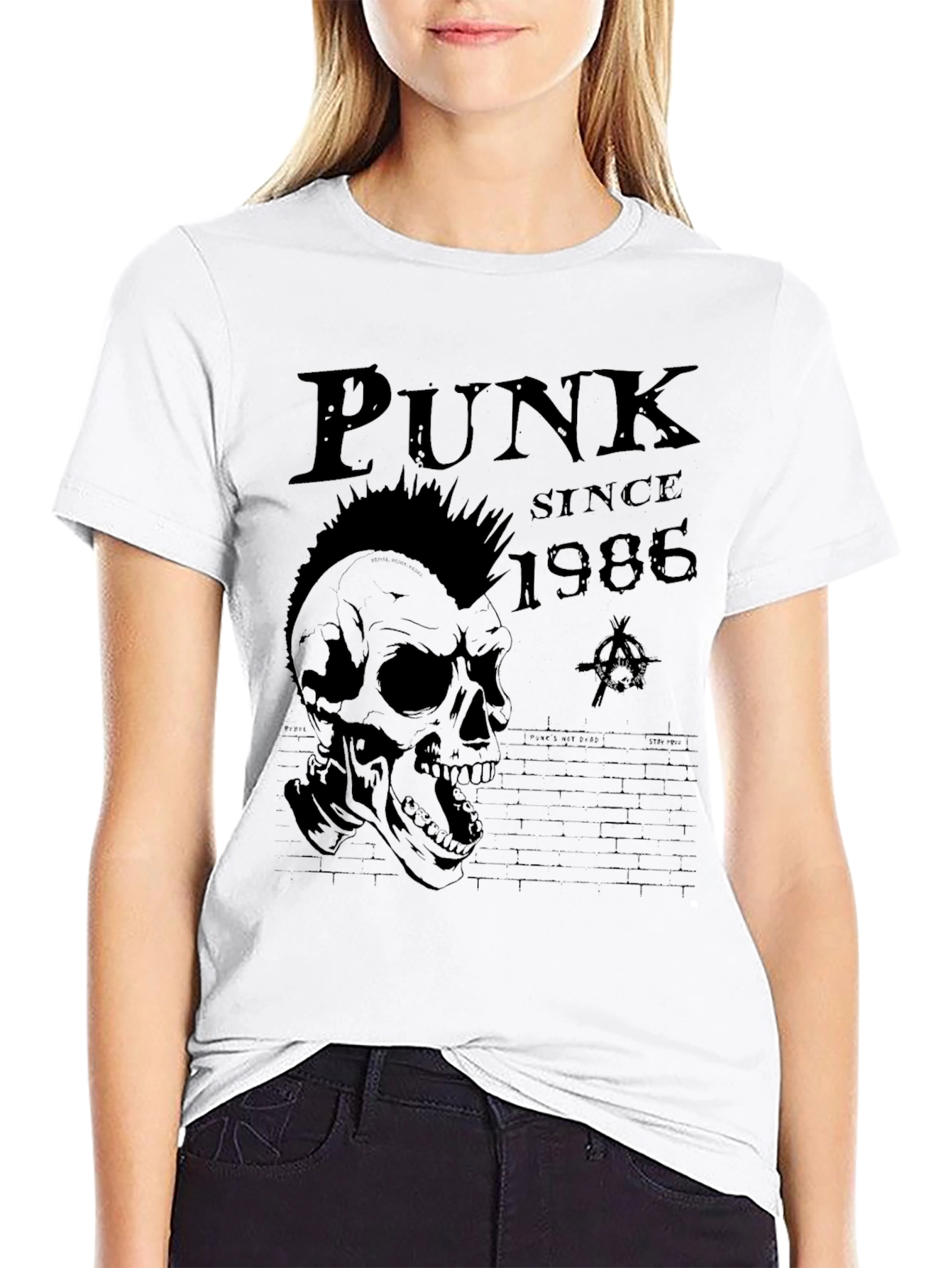 Punk Since 1986 Skull Graphic T-Shirt