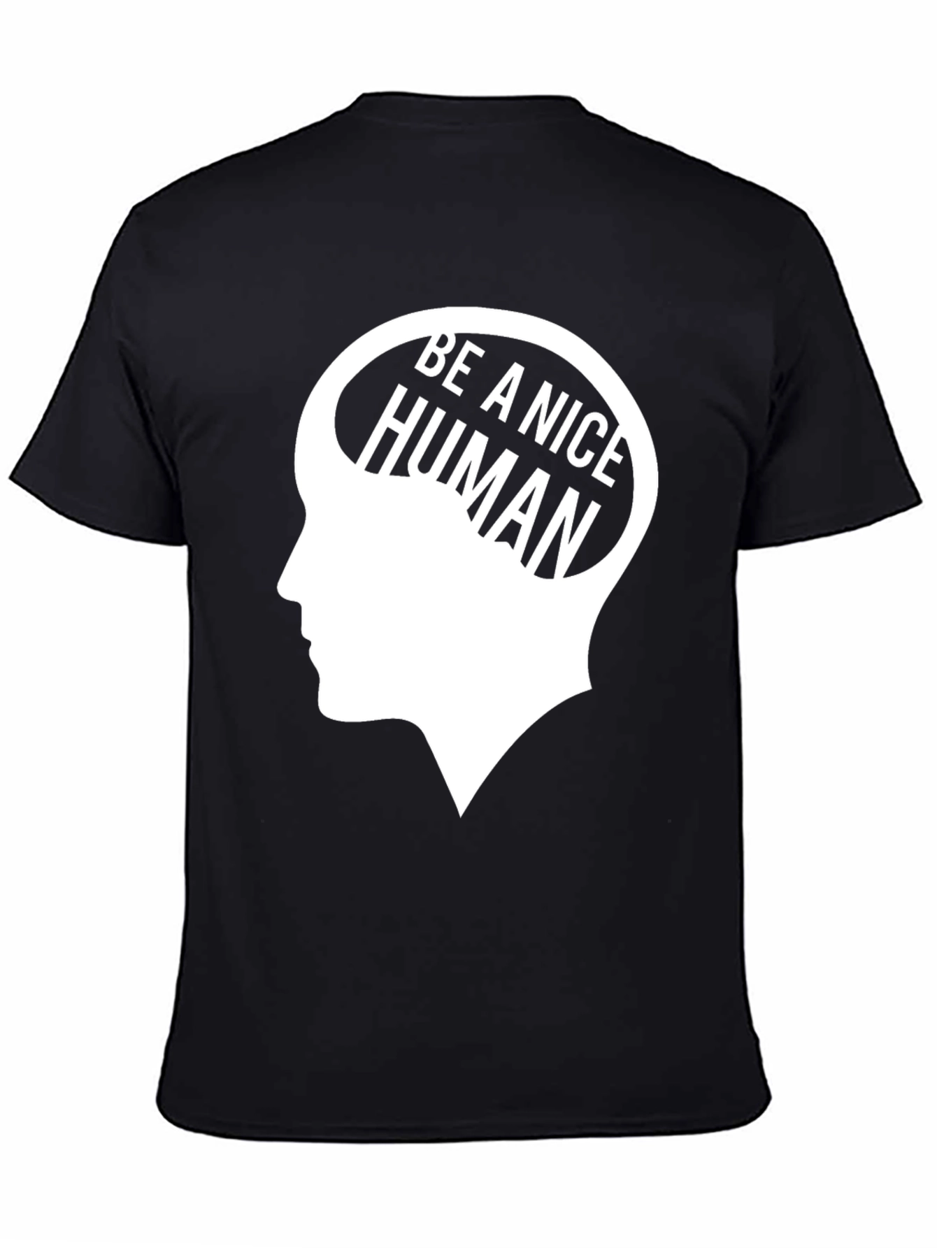Be A Nice Human Black T-Shirt