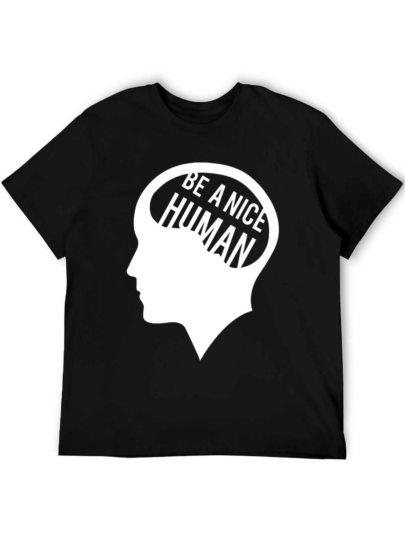 Be A Nice Human Black T-Shirt