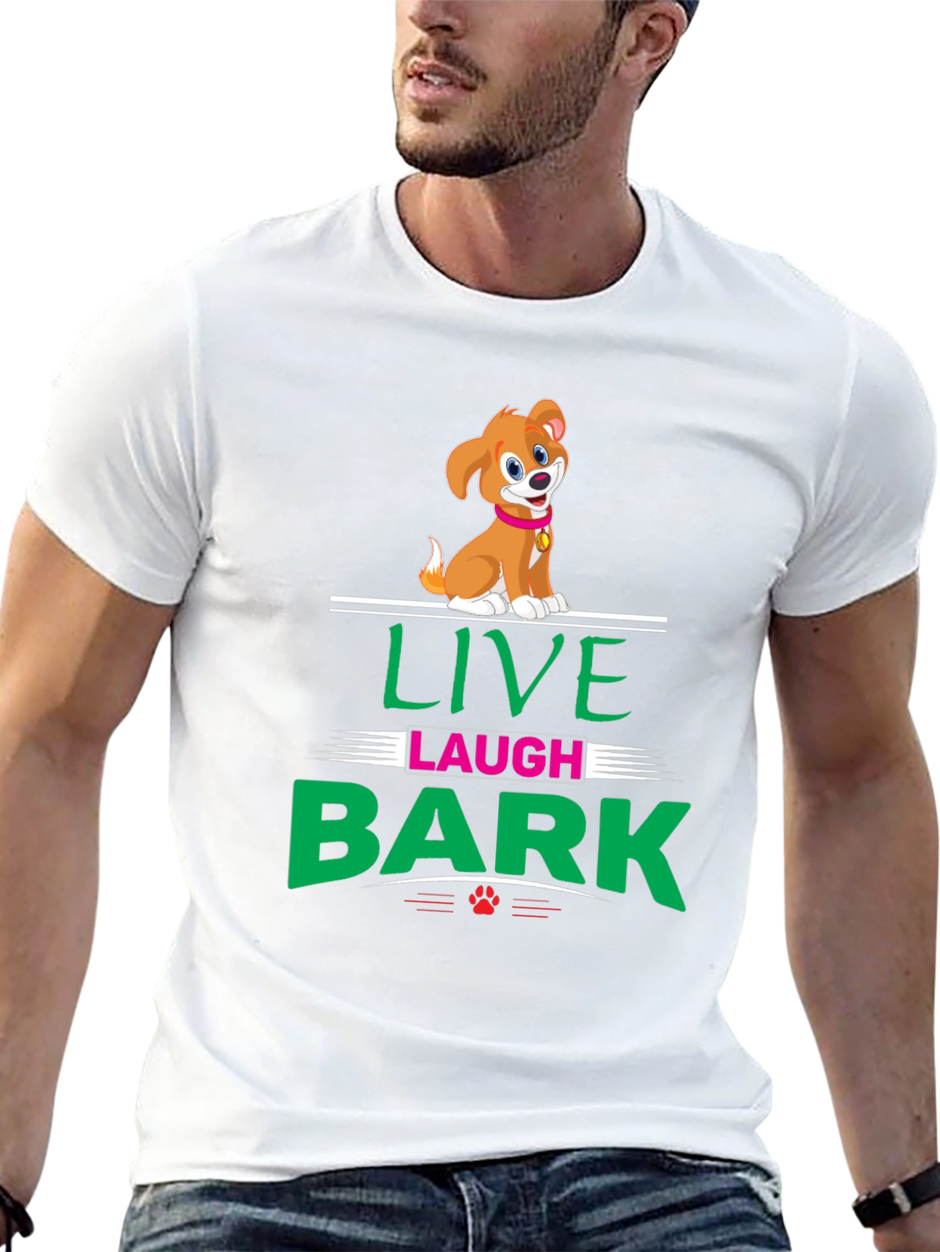 Live Laugh Bark T-Shirt