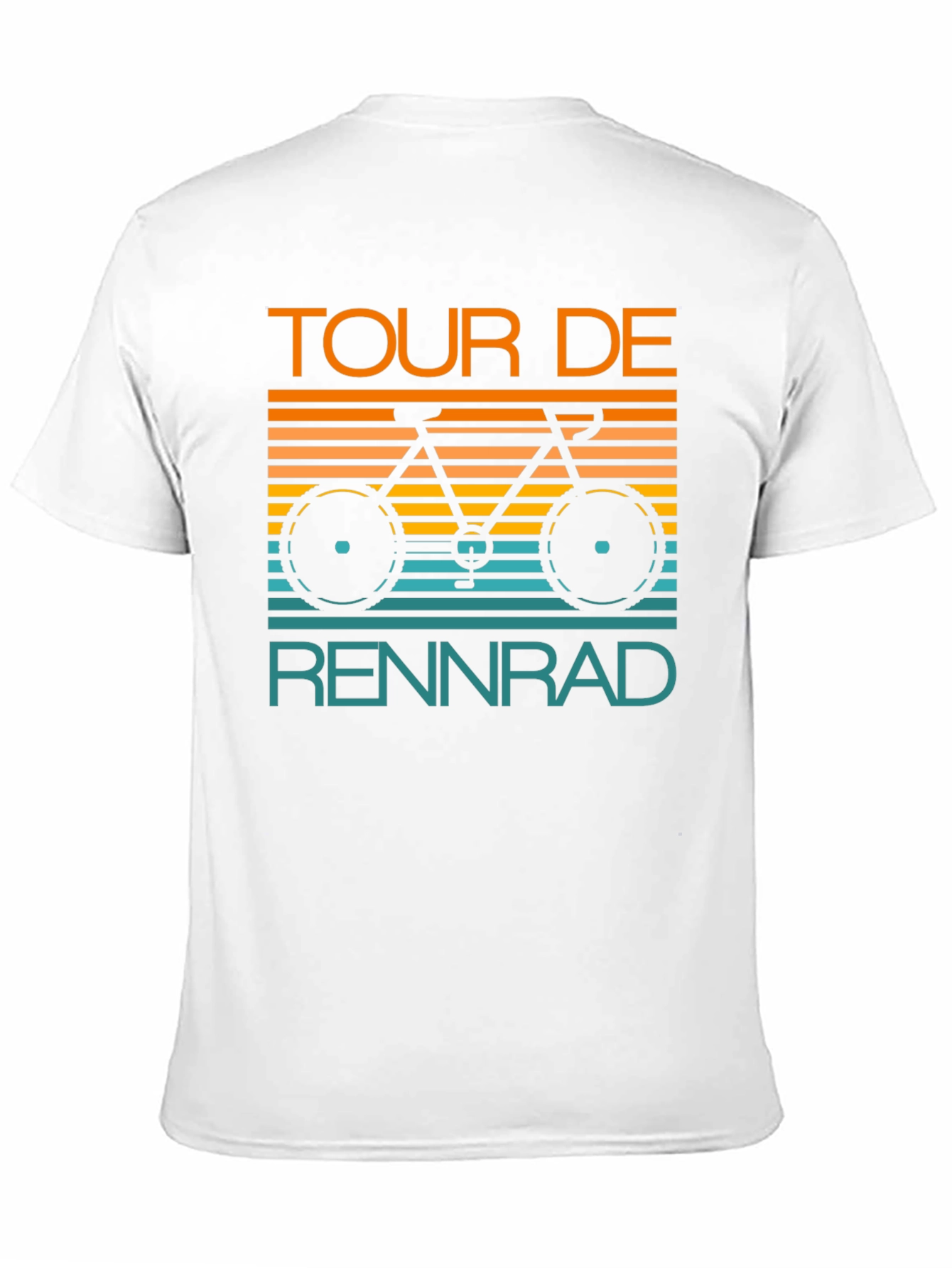 Tour De Rennrad T-Shirt - Retro Cycling Design
