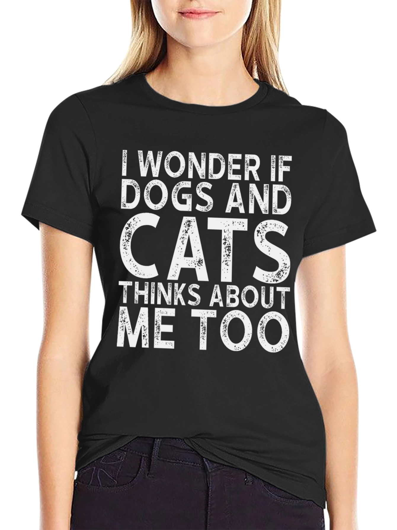 Dogs and Cats T-Shirt Funny Pet Lover Tee
