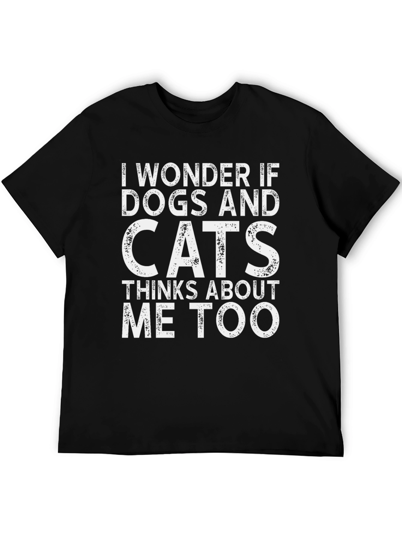 Dogs and Cats T-Shirt Funny Pet Lover Tee