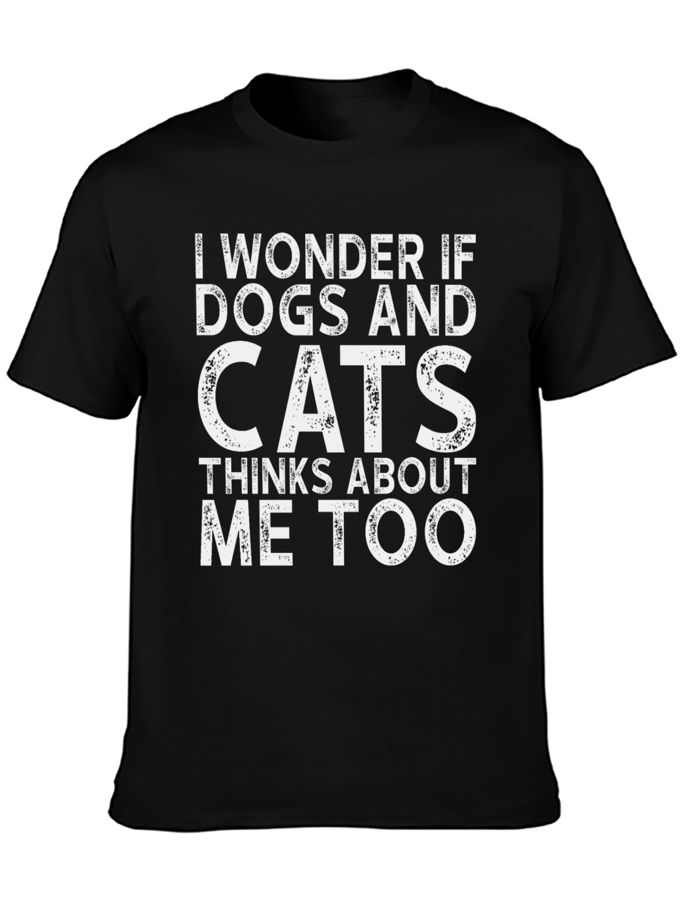 Dogs and Cats T-Shirt Funny Pet Lover Tee