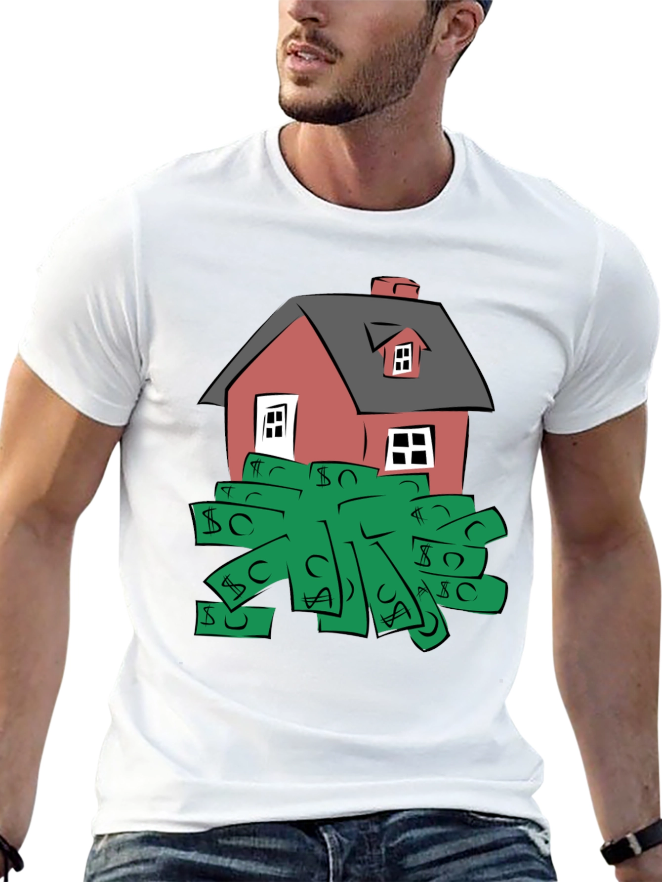 House Money Graphic Tee - Black