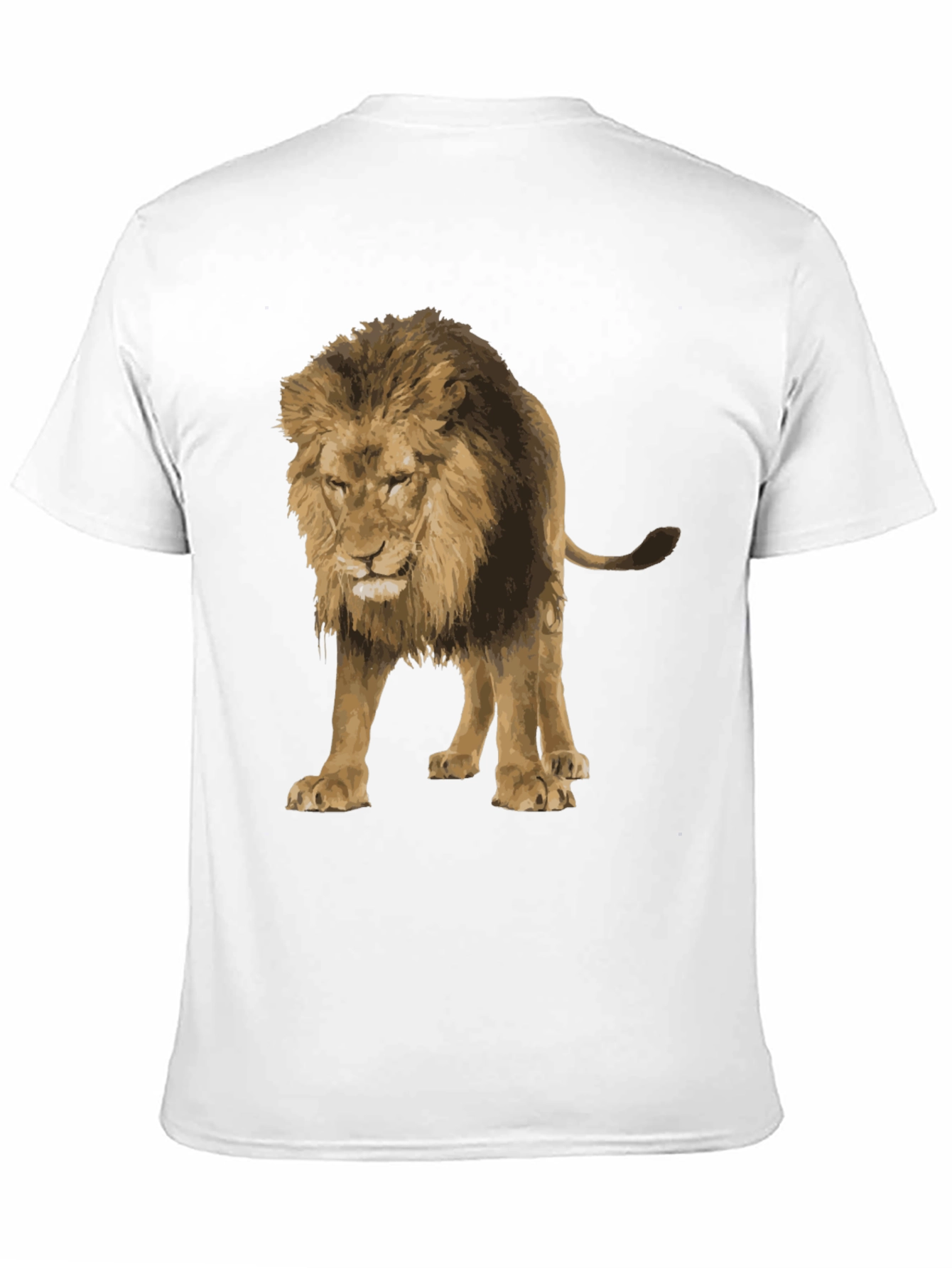 Lion Graphic Black T-Shirt