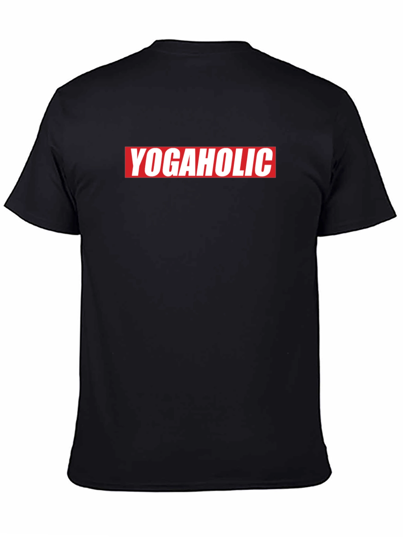 Yogaholic Graphic Tee - Black
