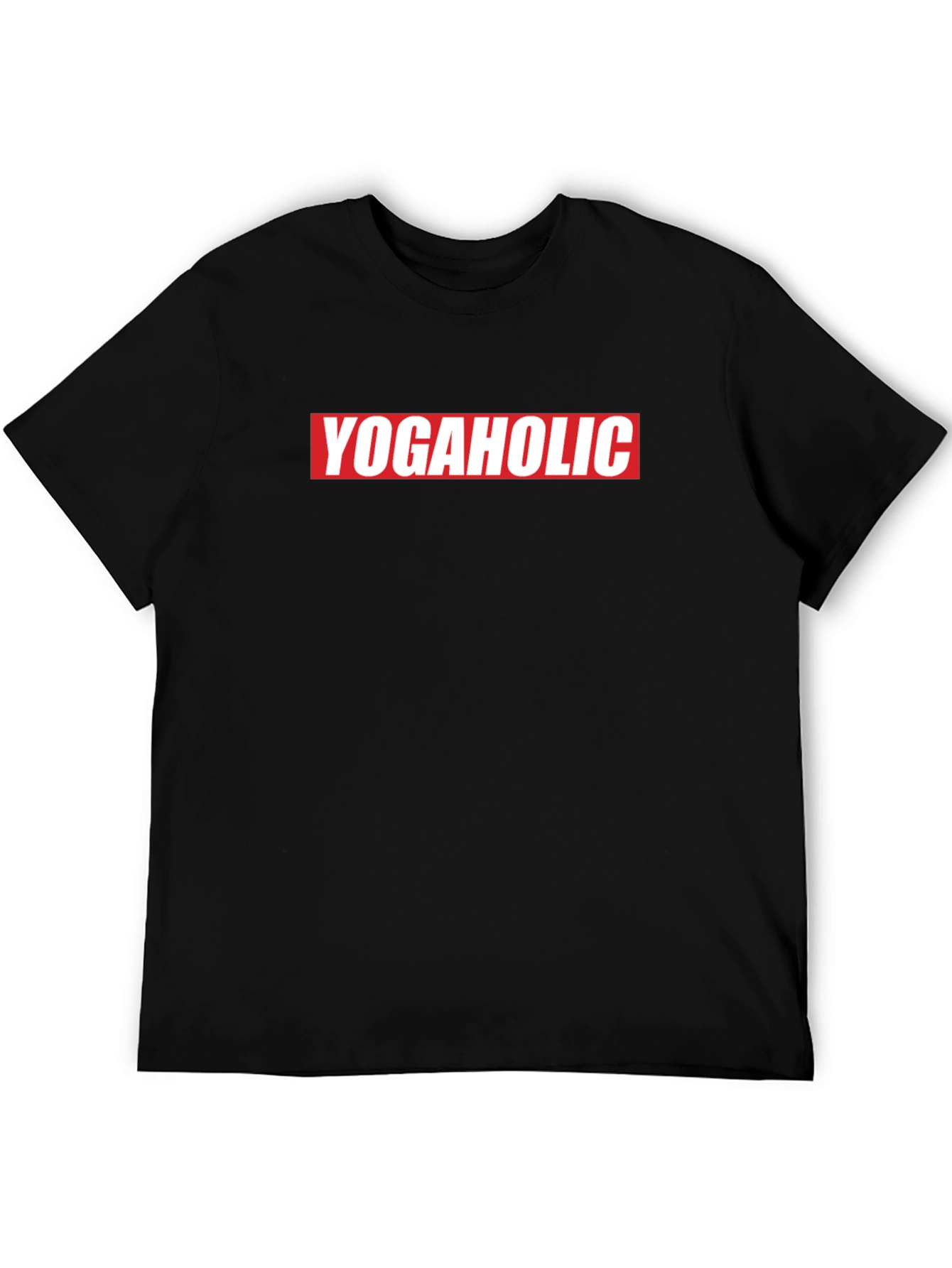 Yogaholic Graphic Tee - Black