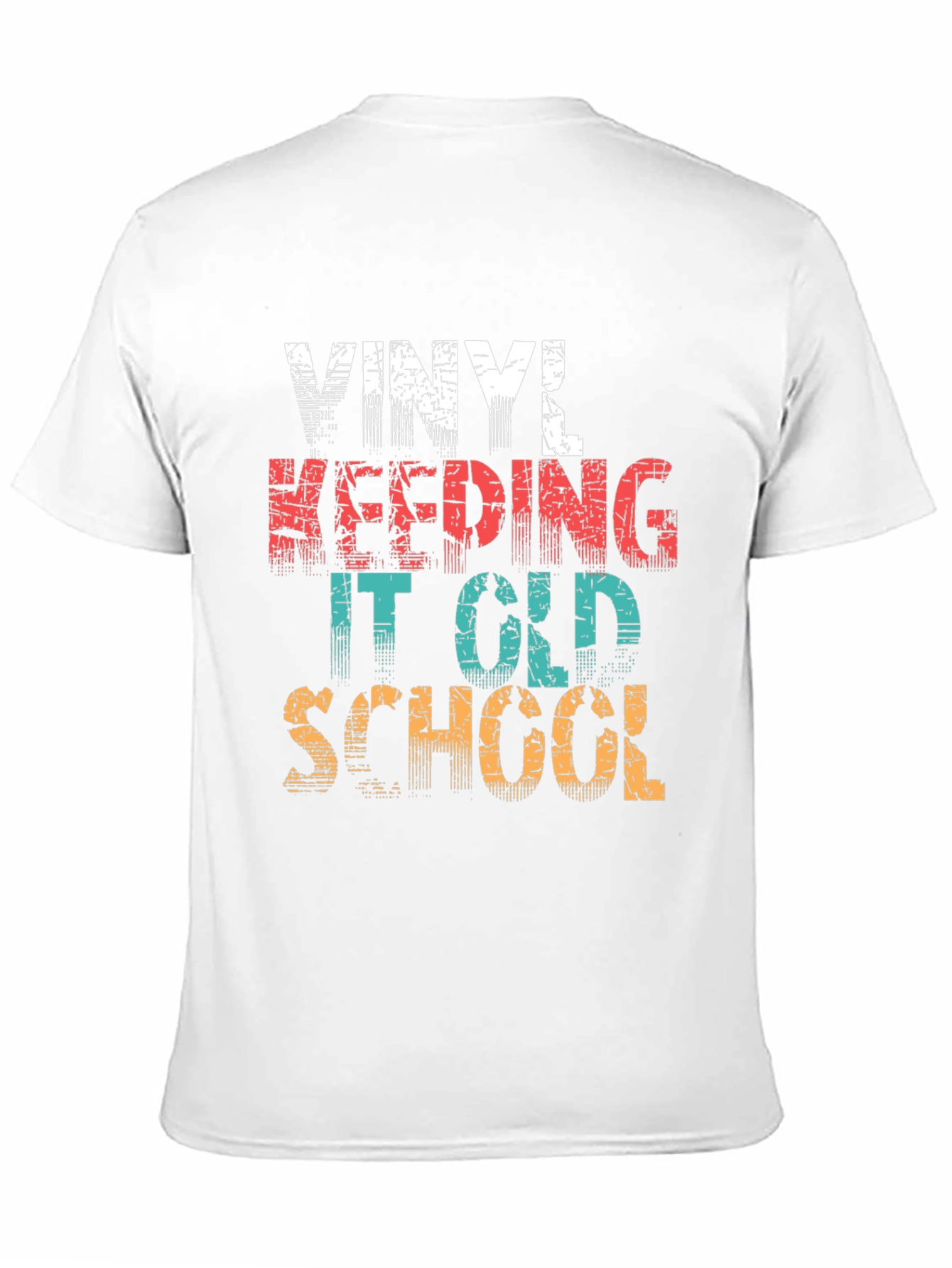 Vinyl Keeping It Old School Black T-Shirt