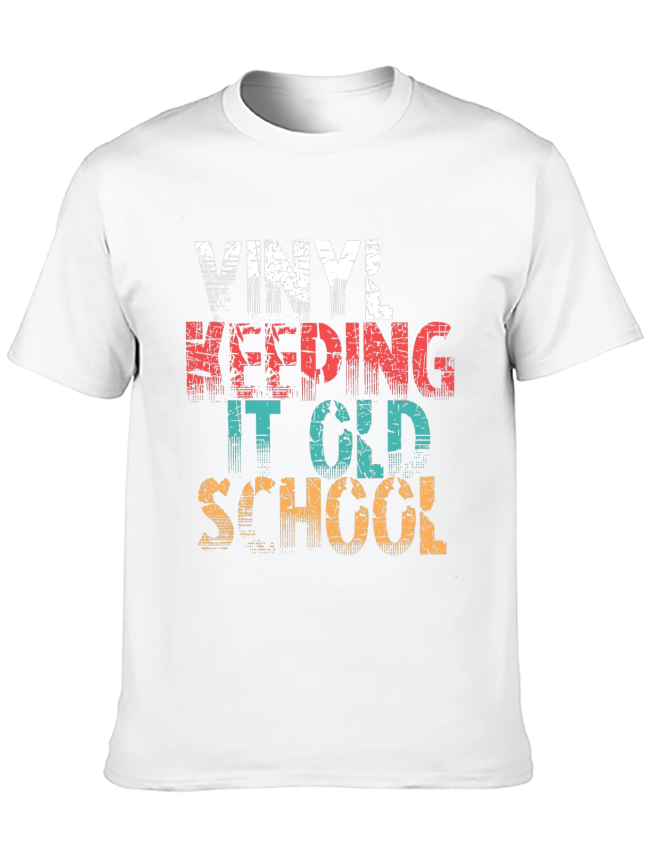 Vinyl Keeping It Old School Black T-Shirt