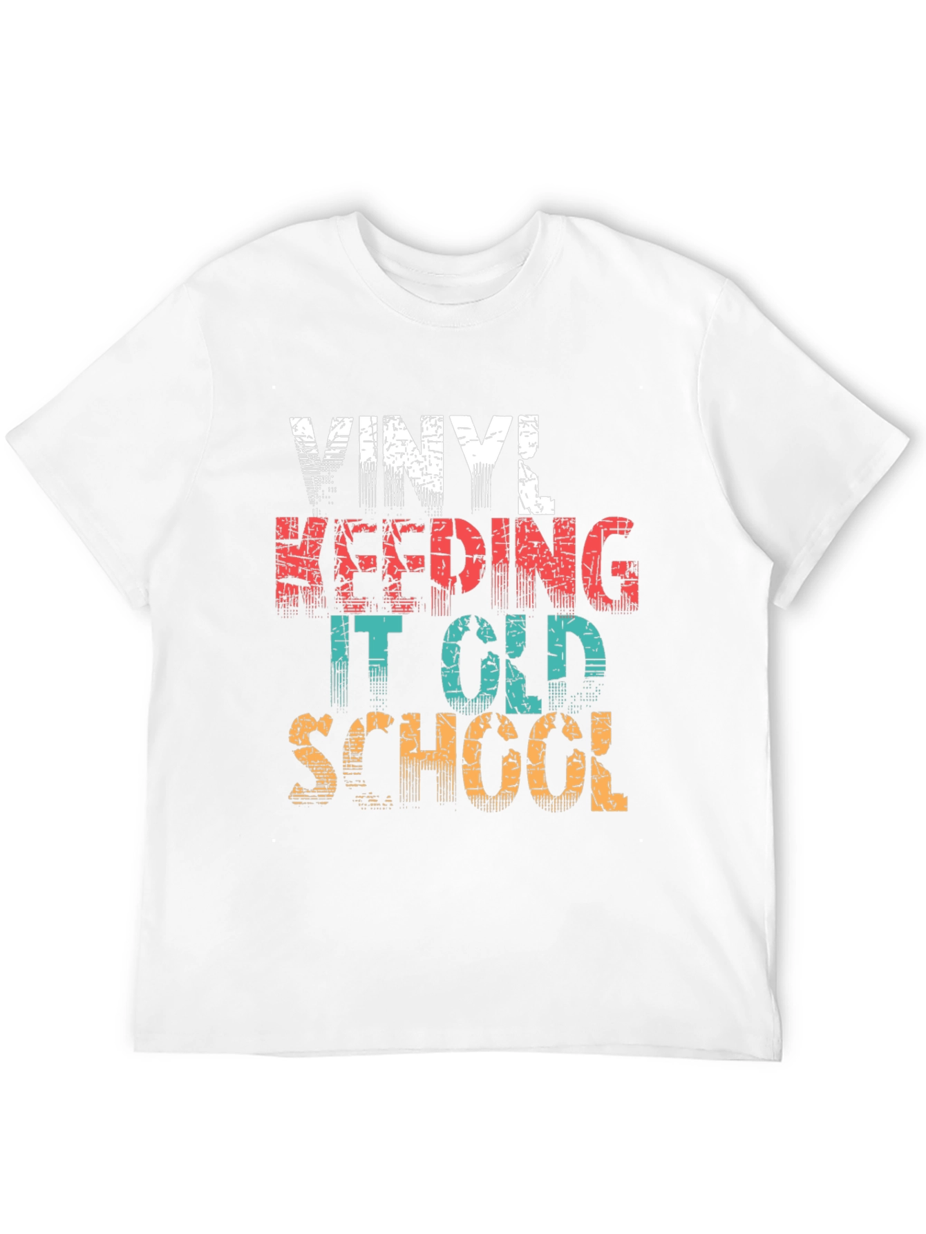 Vinyl Keeping It Old School Black T-Shirt