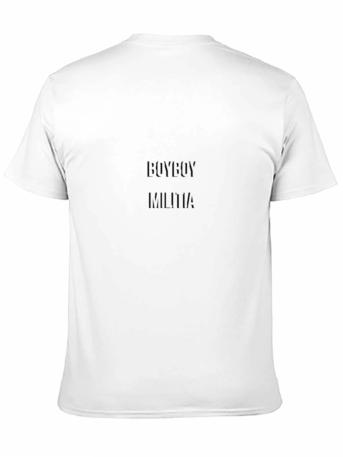 Boyboy Militia Black Tee - Stylish & Edgy