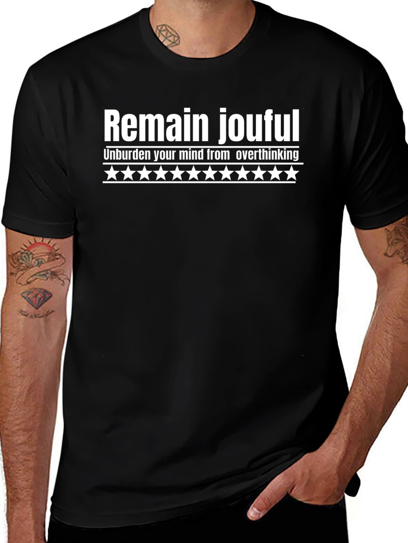Remain Jouful Graphic Tee - Overthinking Comfort