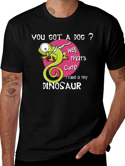 Funny Tiny Dinosaur Graphic T-Shirt