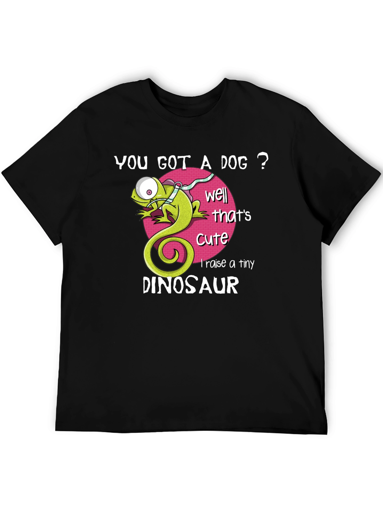Funny Tiny Dinosaur Graphic T-Shirt