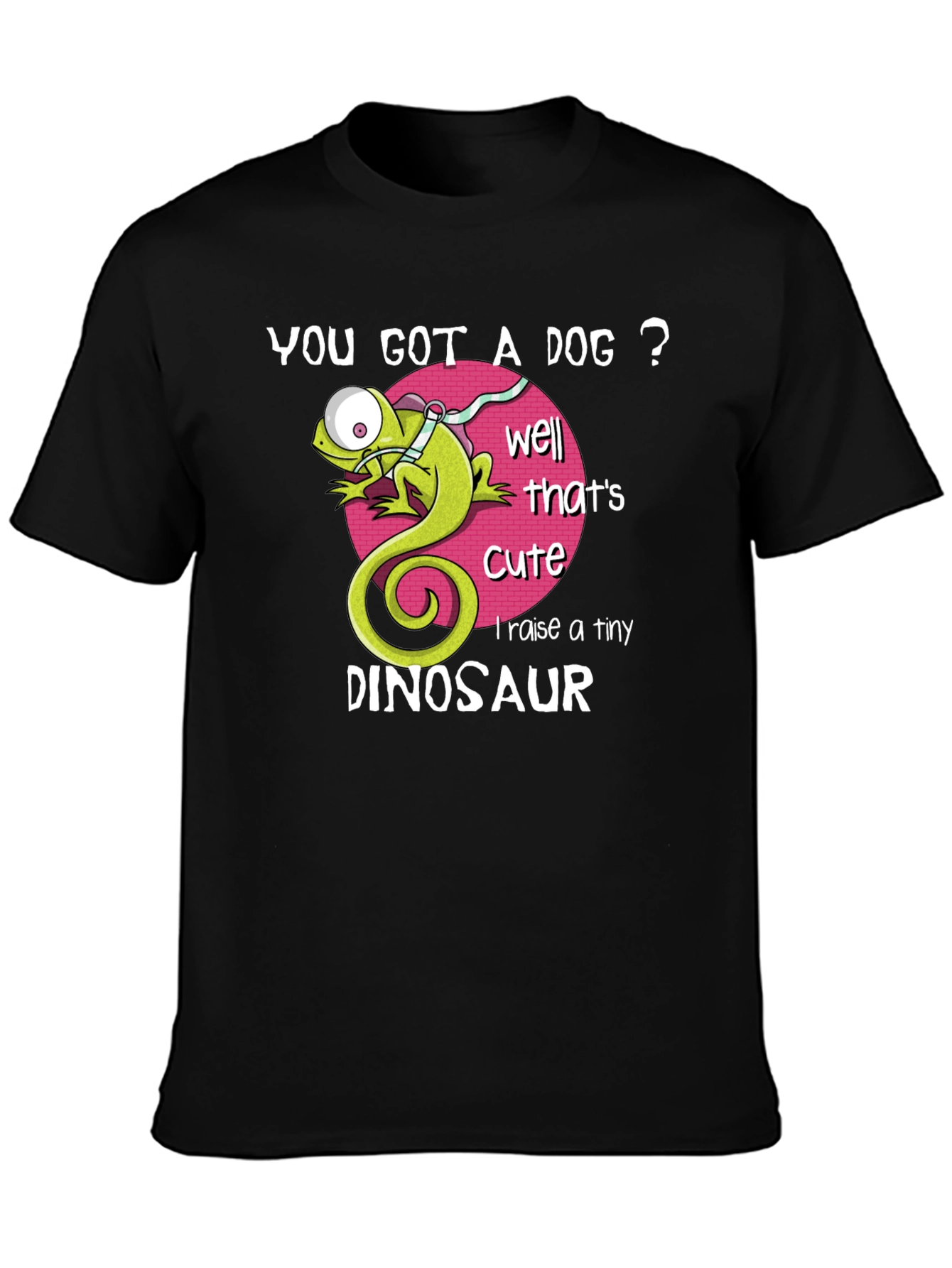 Funny Tiny Dinosaur Graphic T-Shirt