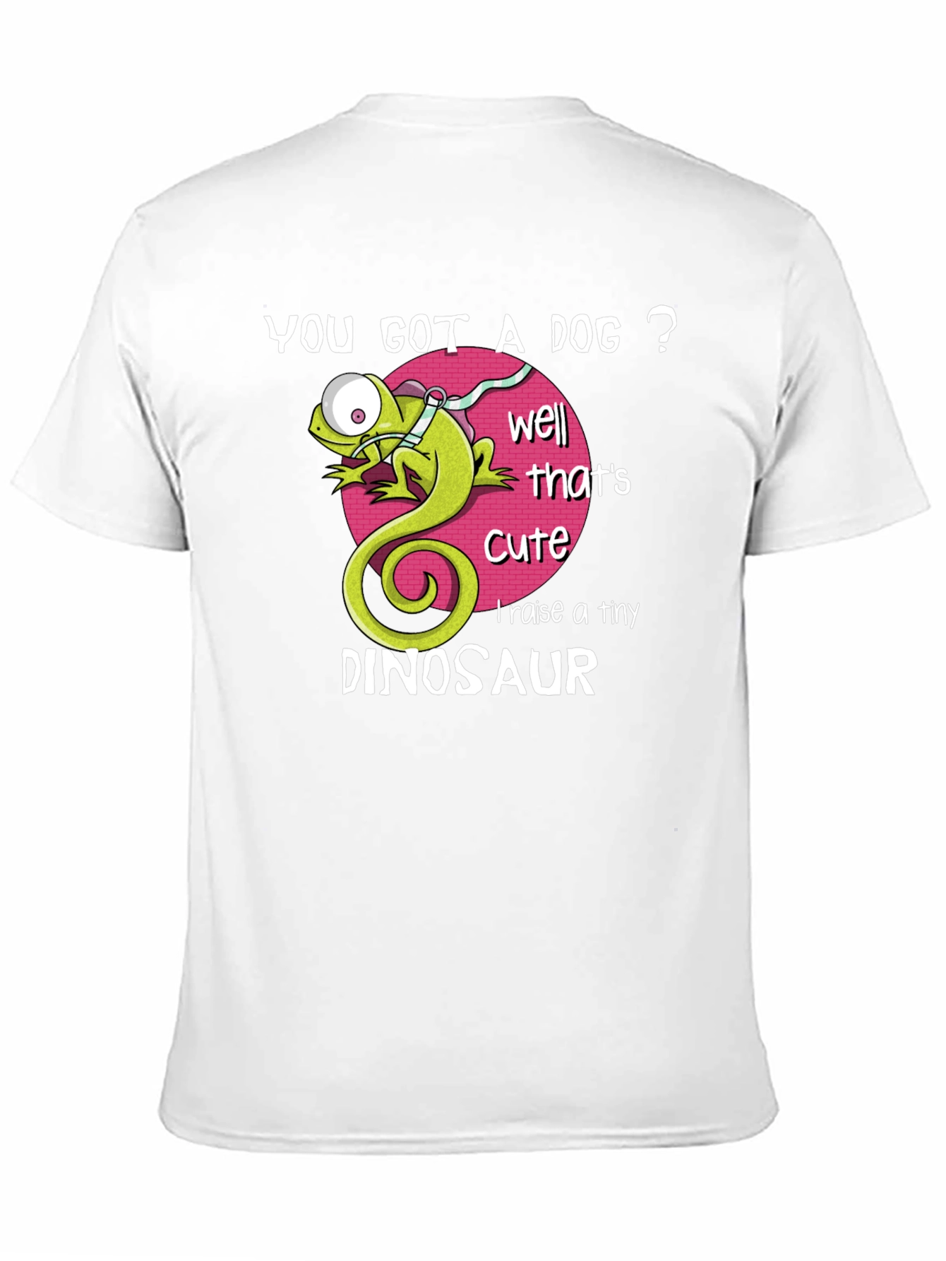 Funny Tiny Dinosaur Graphic T-Shirt