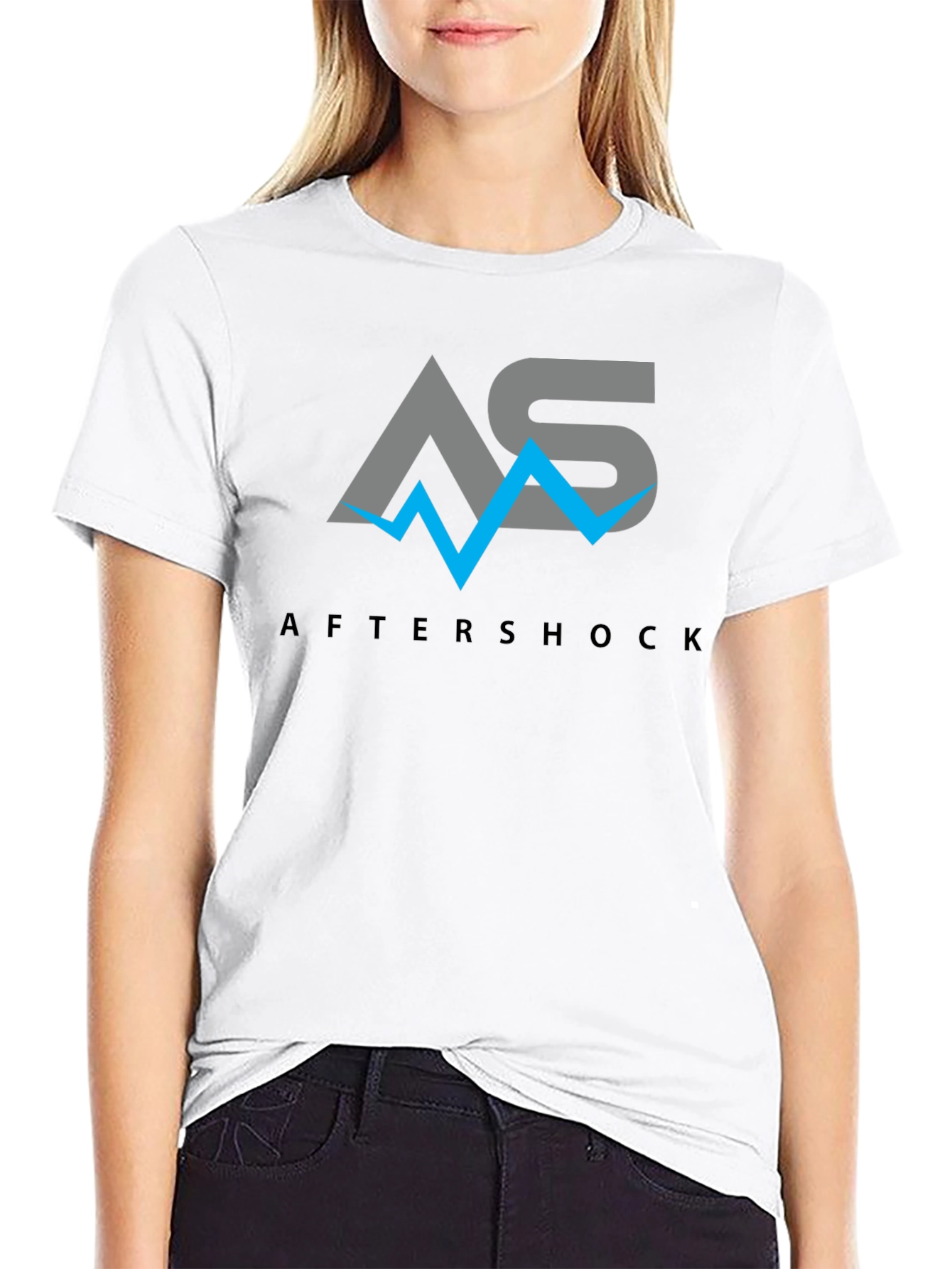 Aftershock Logo Graphic Black Tee