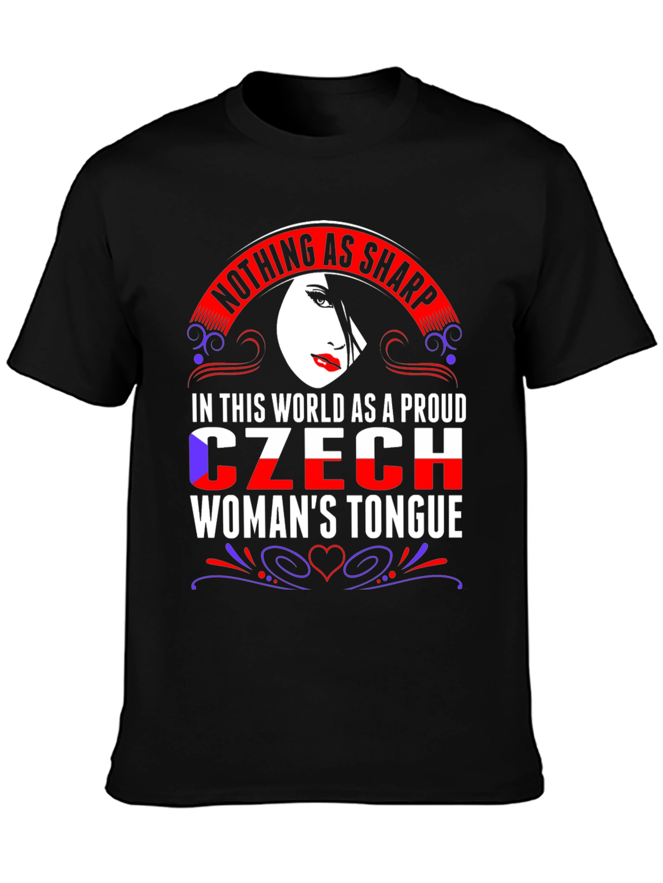 Proud Czech Womans Tongue T-Shirt