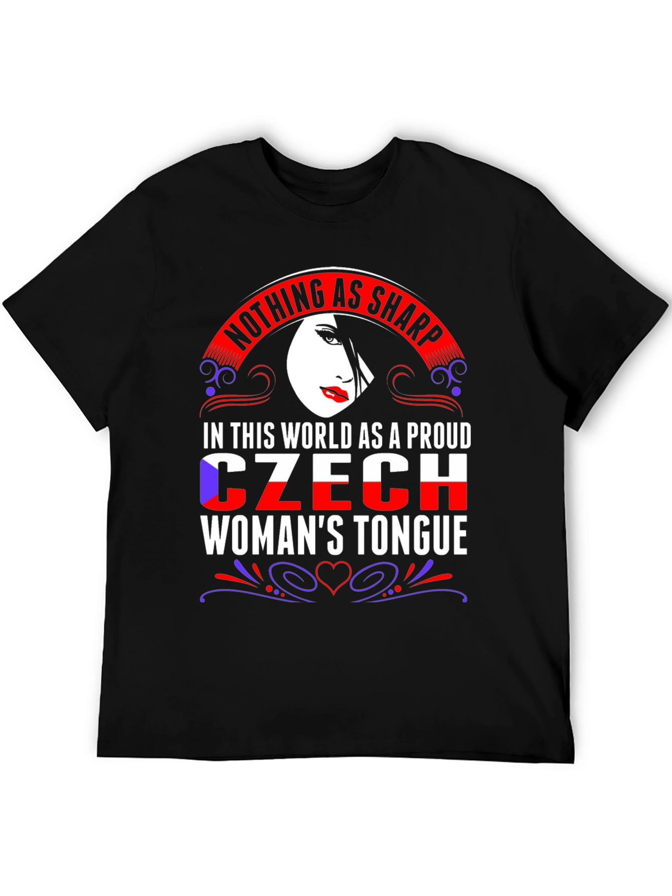 Proud Czech Womans Tongue T-Shirt