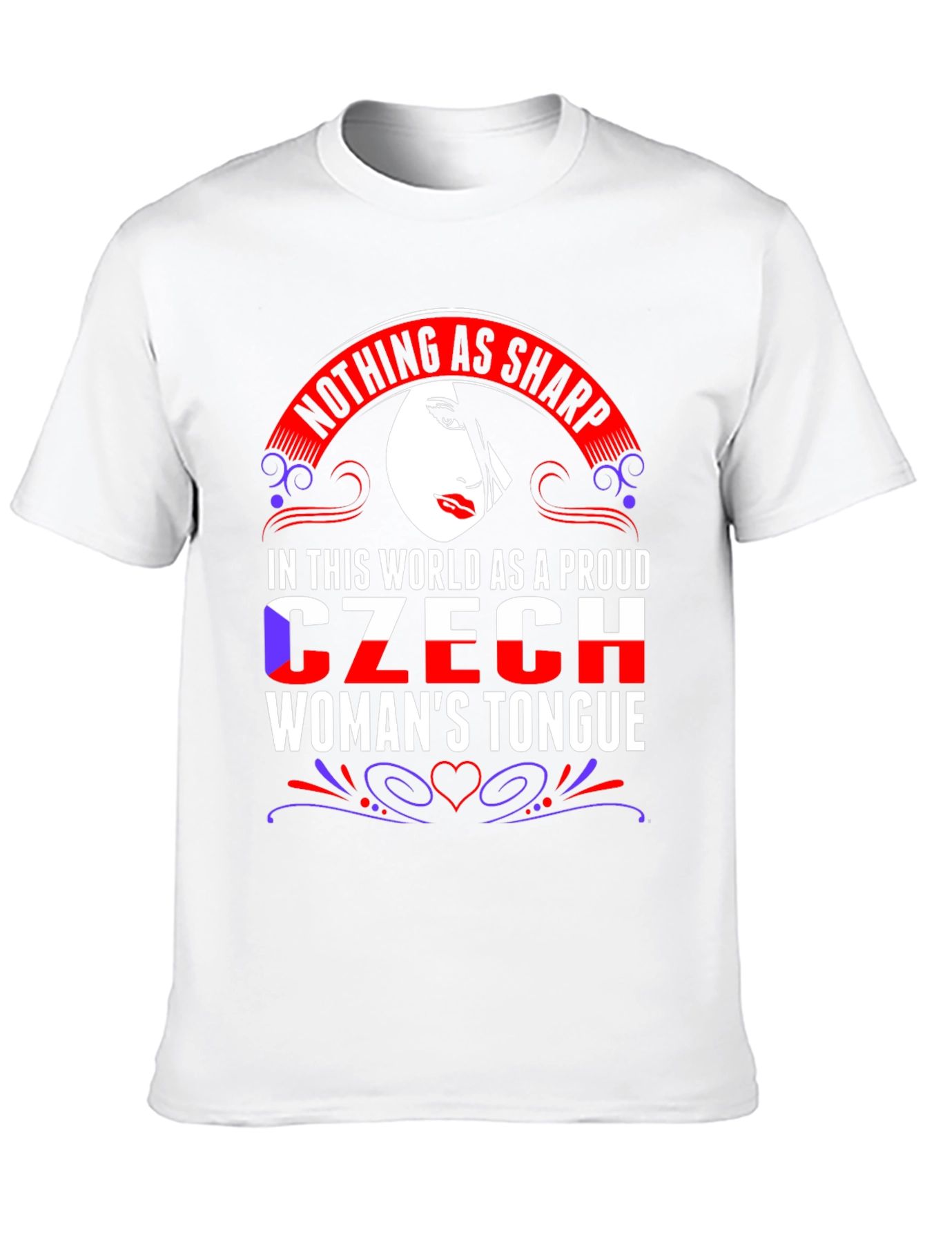 Proud Czech Womans Tongue T-Shirt