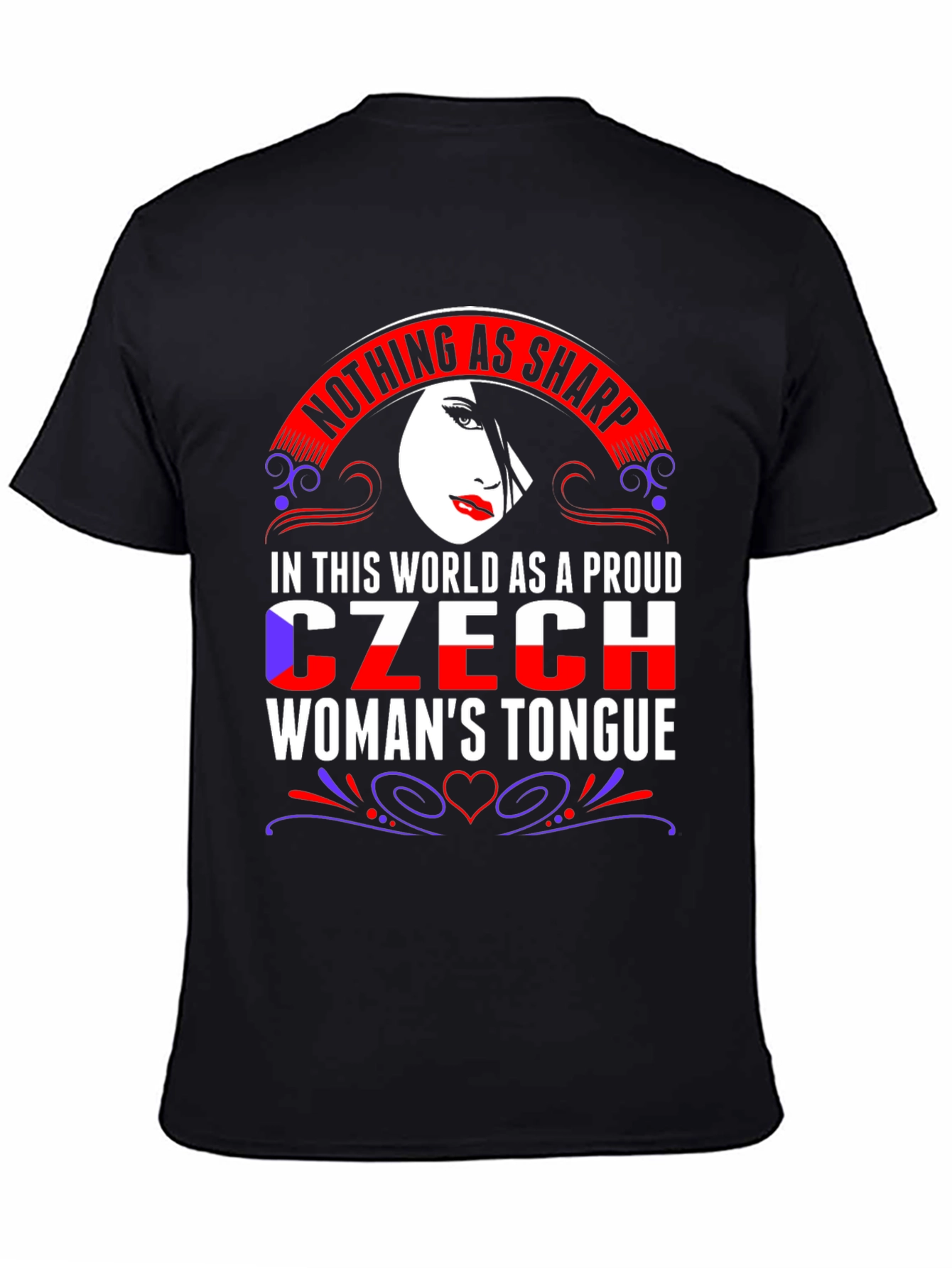 Proud Czech Womans Tongue T-Shirt