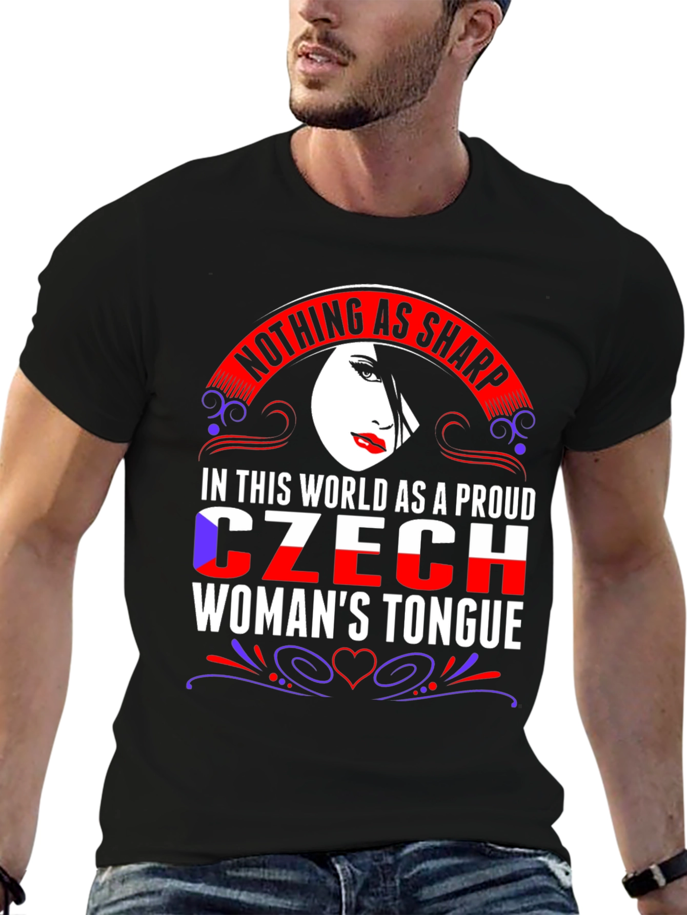 Proud Czech Womans Tongue T-Shirt