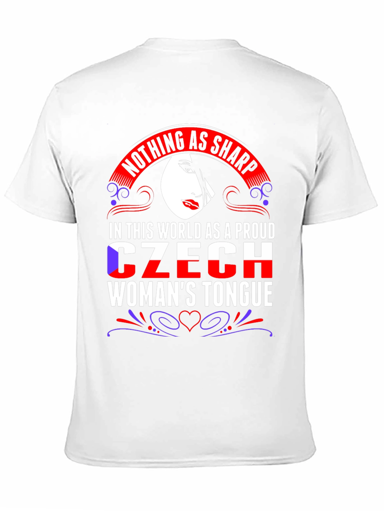 Proud Czech Womans Tongue T-Shirt