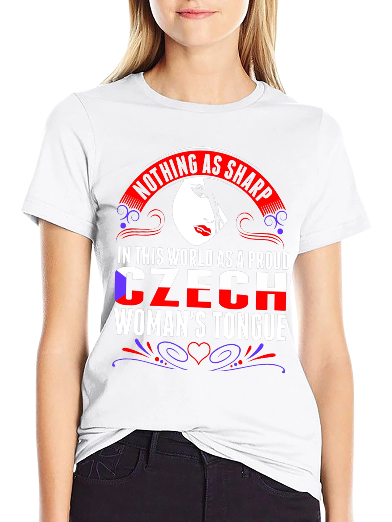 Proud Czech Womans Tongue T-Shirt