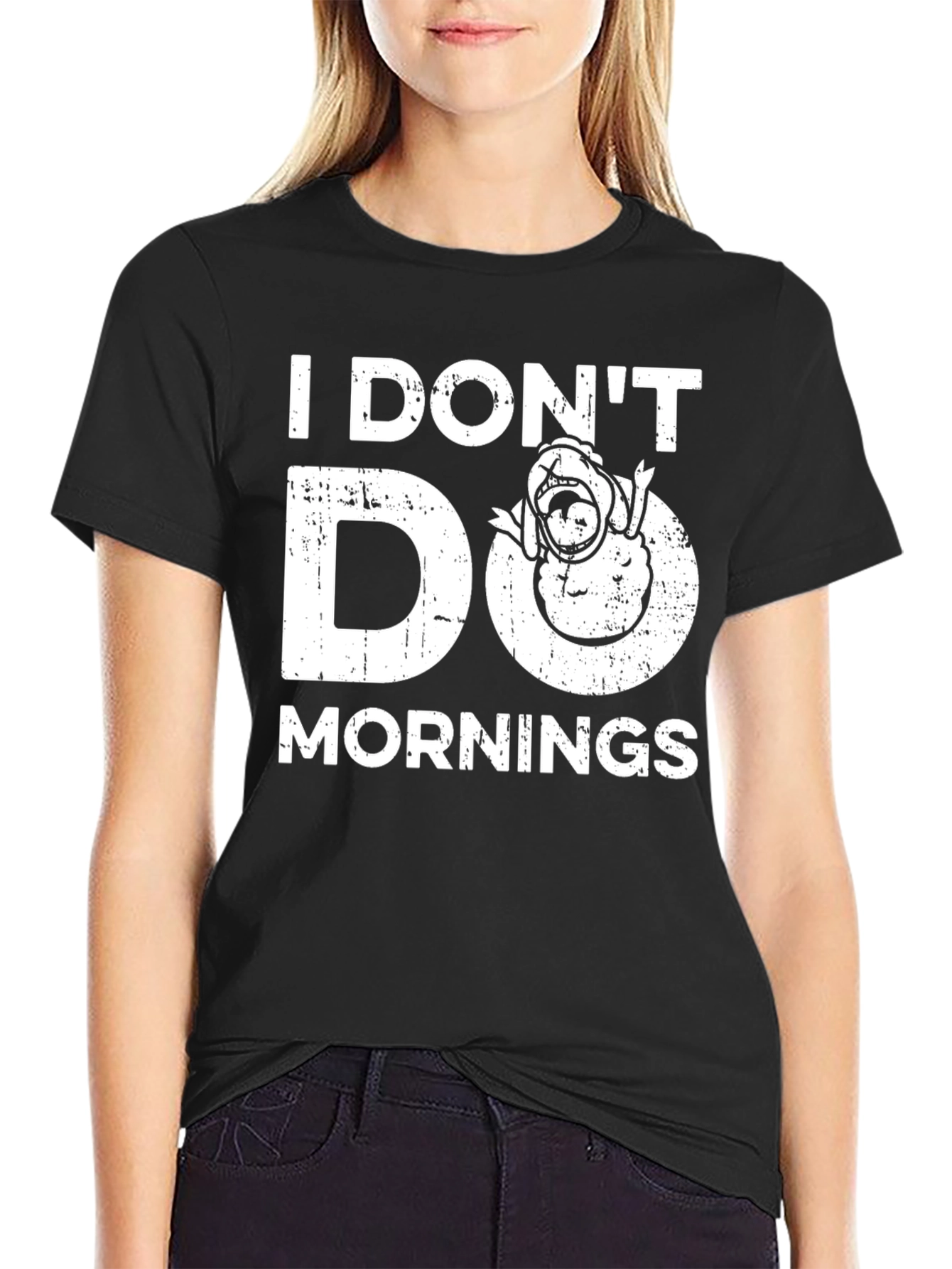 I Dont Do Mornings Graphic T-Shirt