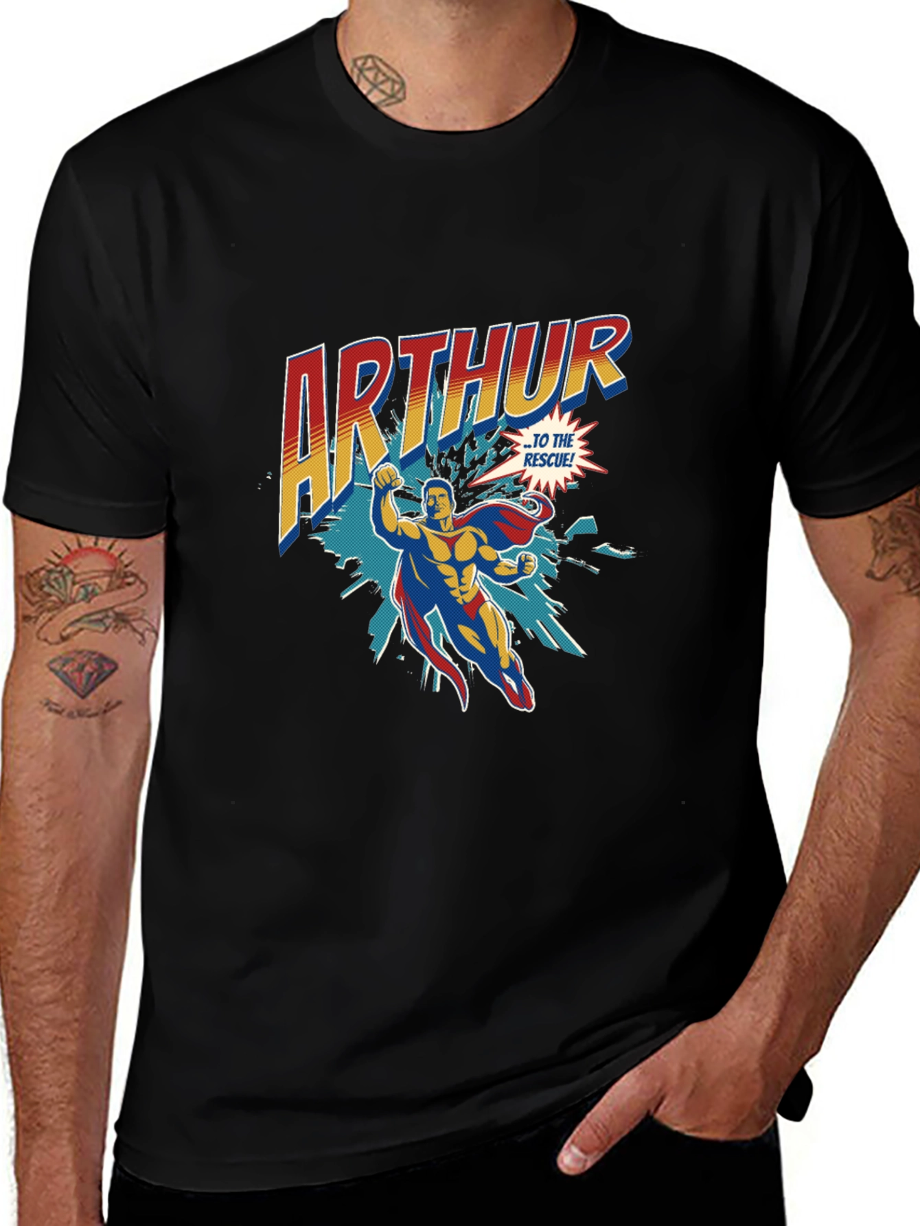 Arthur Superhero Graphic Tee - Bold & Stylish