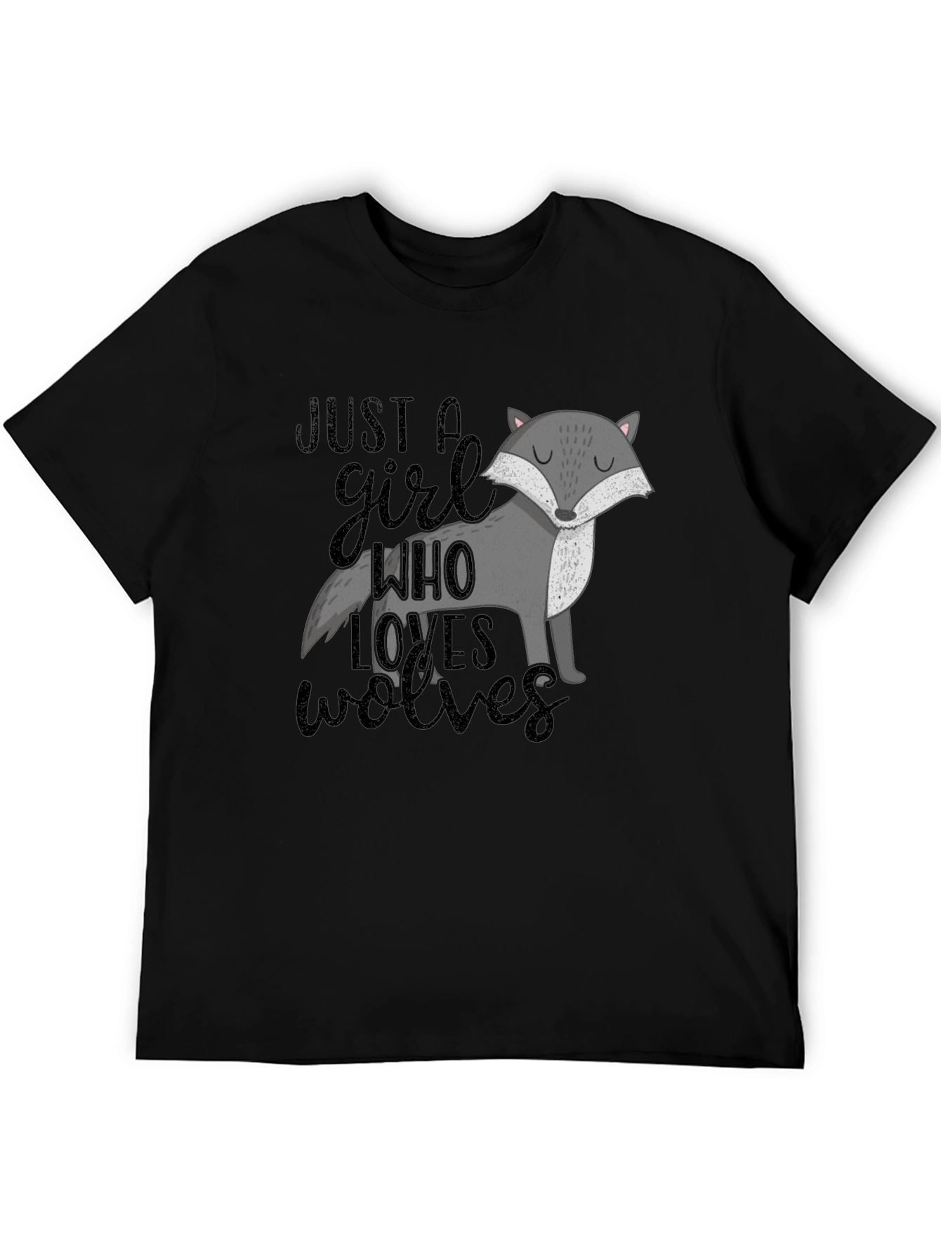 Just A Girl Who Loves Wolves T-Shirt