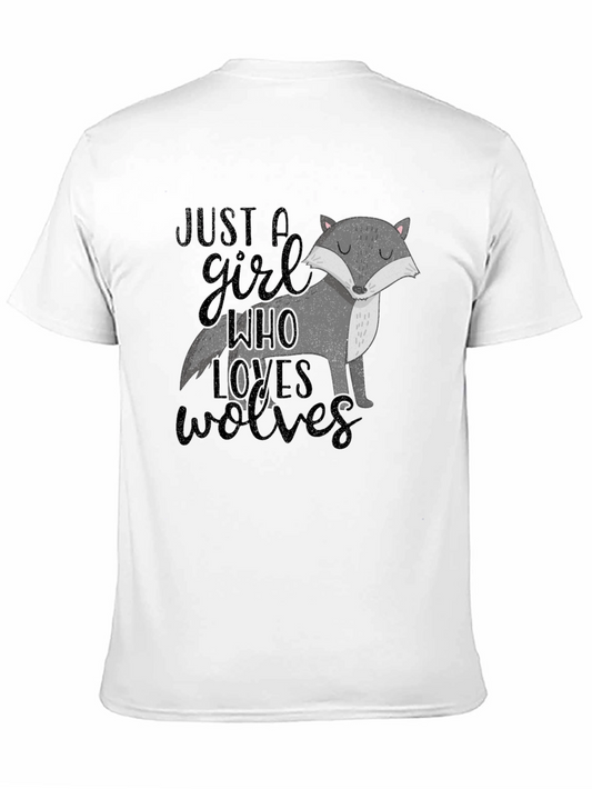Just A Girl Who Loves Wolves T-Shirt
