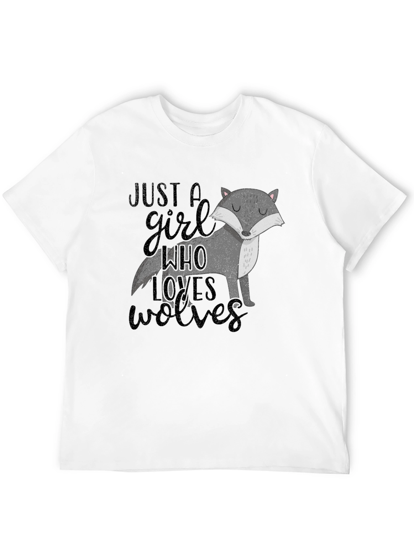 Just A Girl Who Loves Wolves T-Shirt