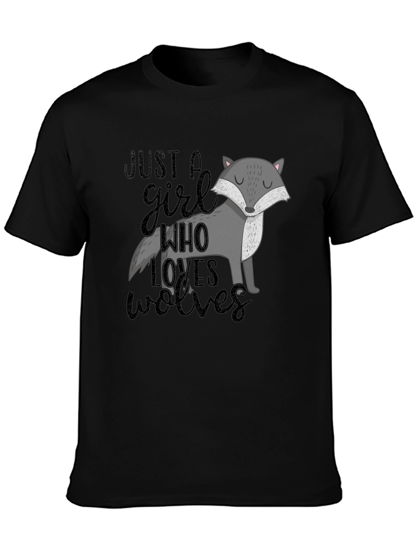 Just A Girl Who Loves Wolves T-Shirt