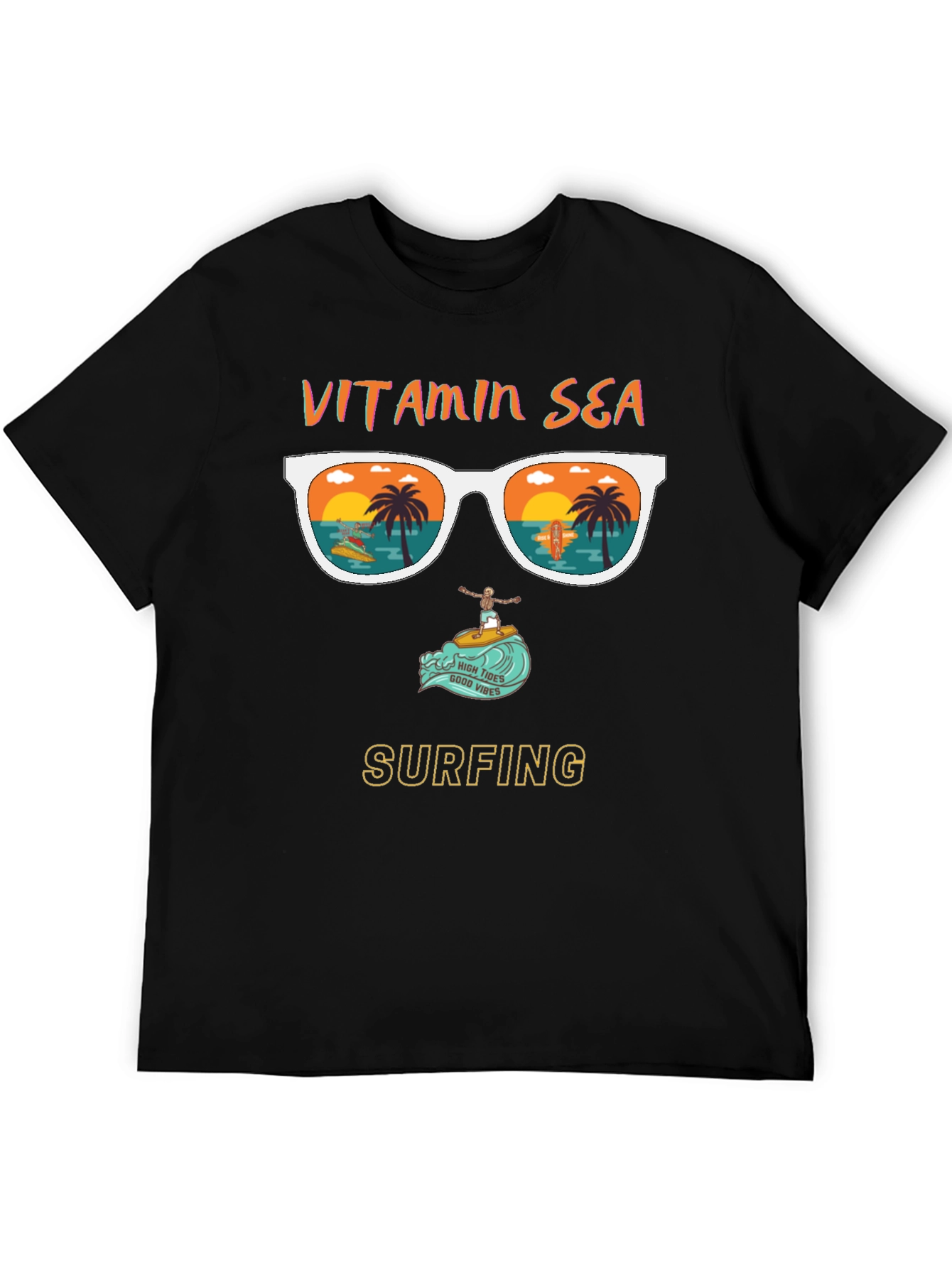 Vitamin Sea Surfing Graphic T-Shirt