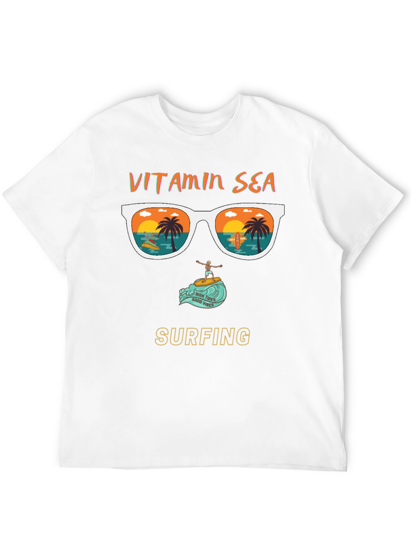 Vitamin Sea Surfing Graphic T-Shirt